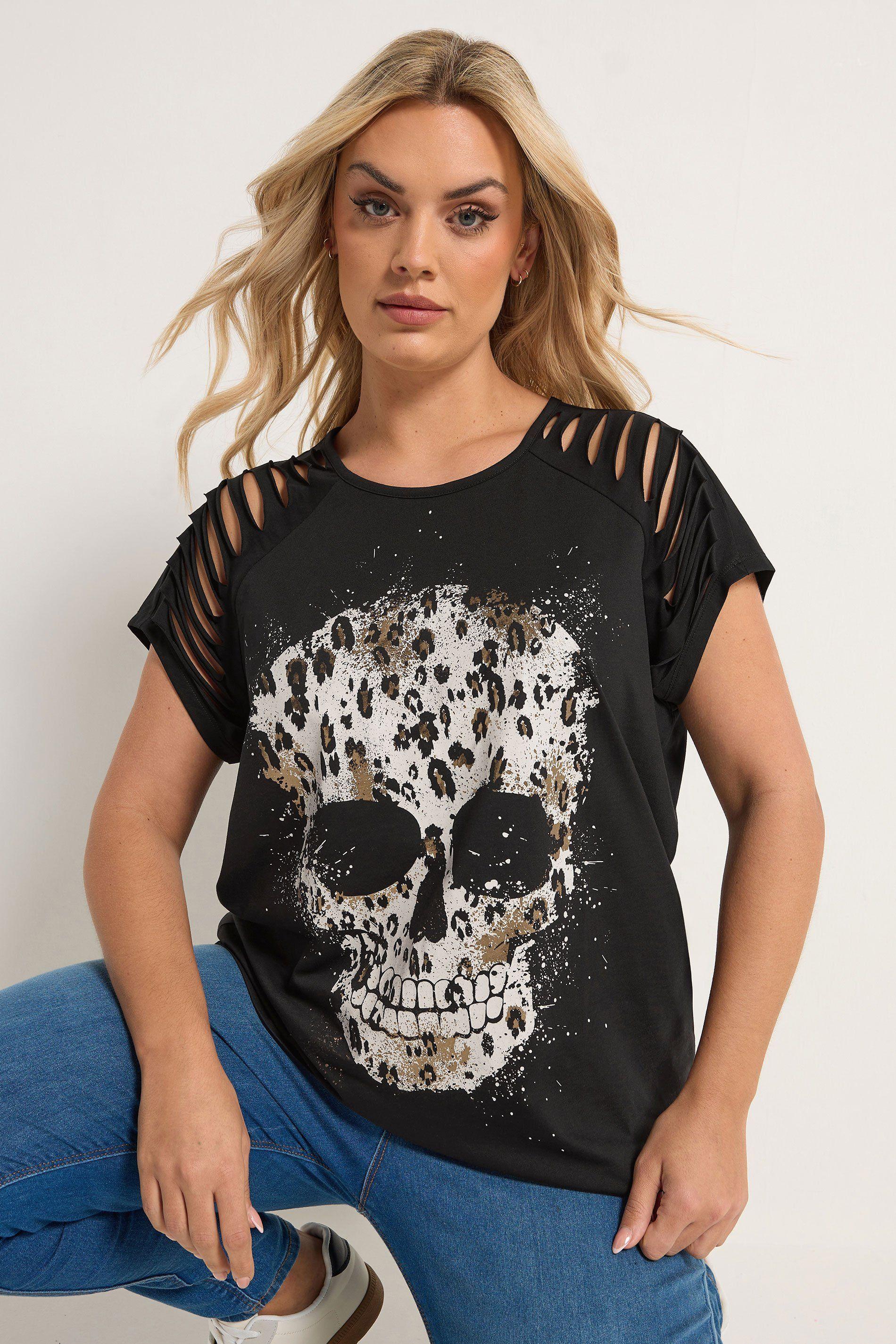 Laser Cut T-Shirt by YOURS