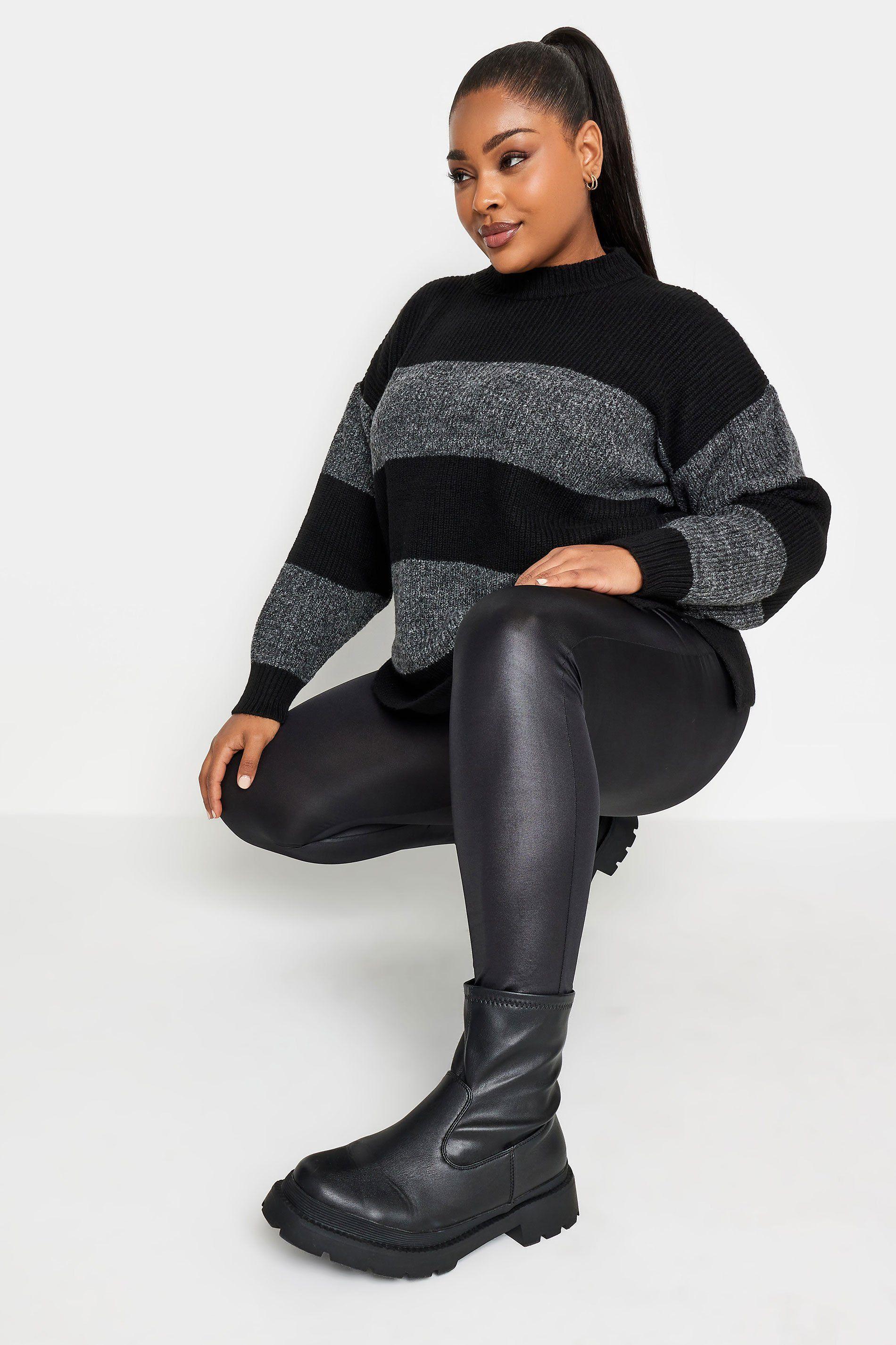 Leather Look Leggings by YOURS