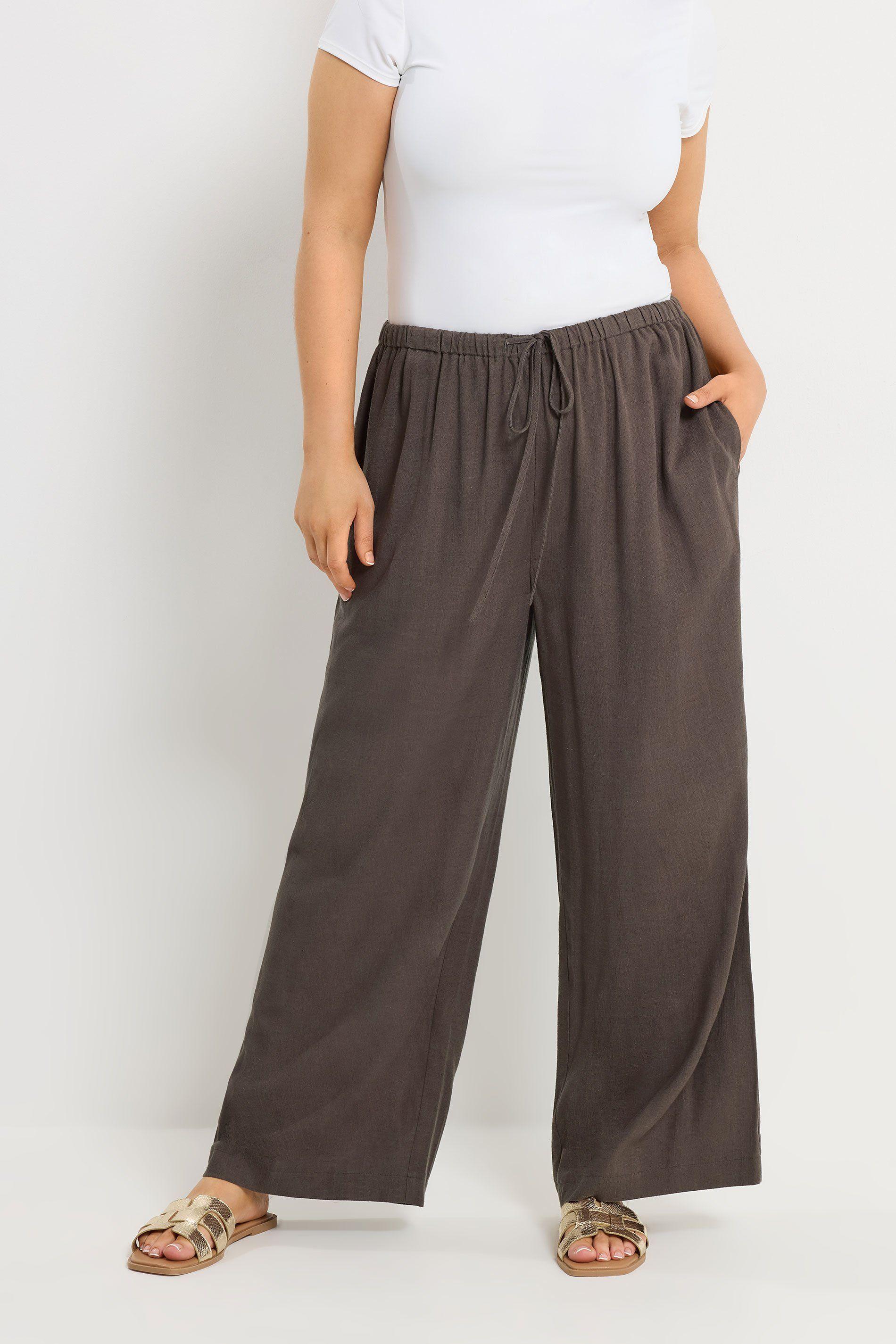 Linen Trousers by YOURS