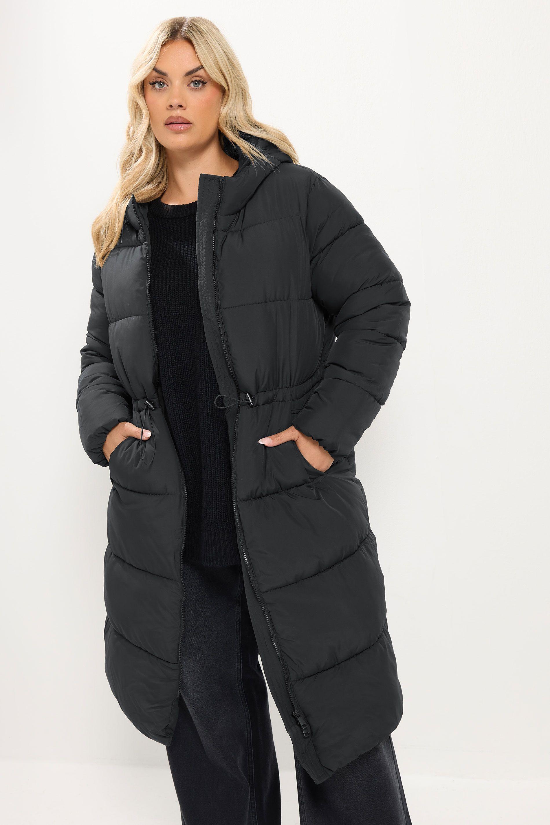 Longline Puffer Coat by YOURS