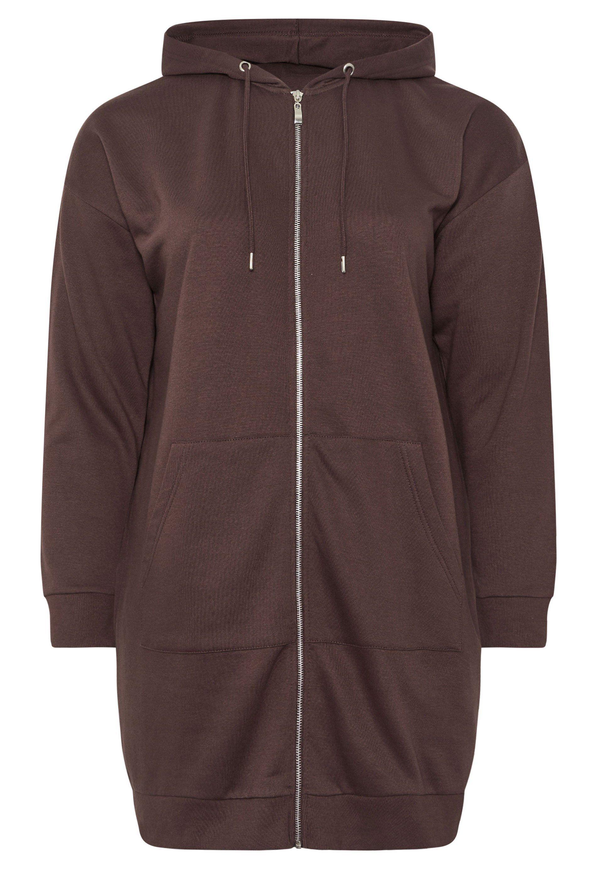 Longline Zip Hoodie by YOURS