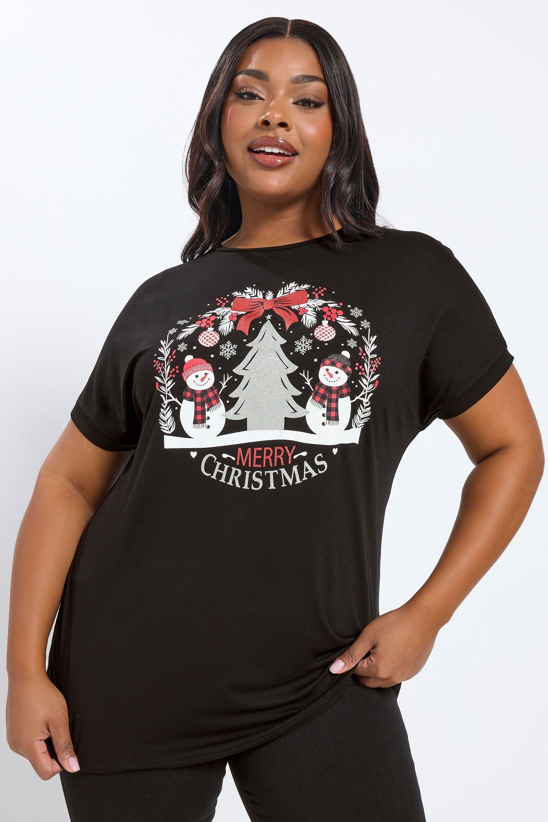 'Merry Christmas' Novelty T-Shirt by YOURS