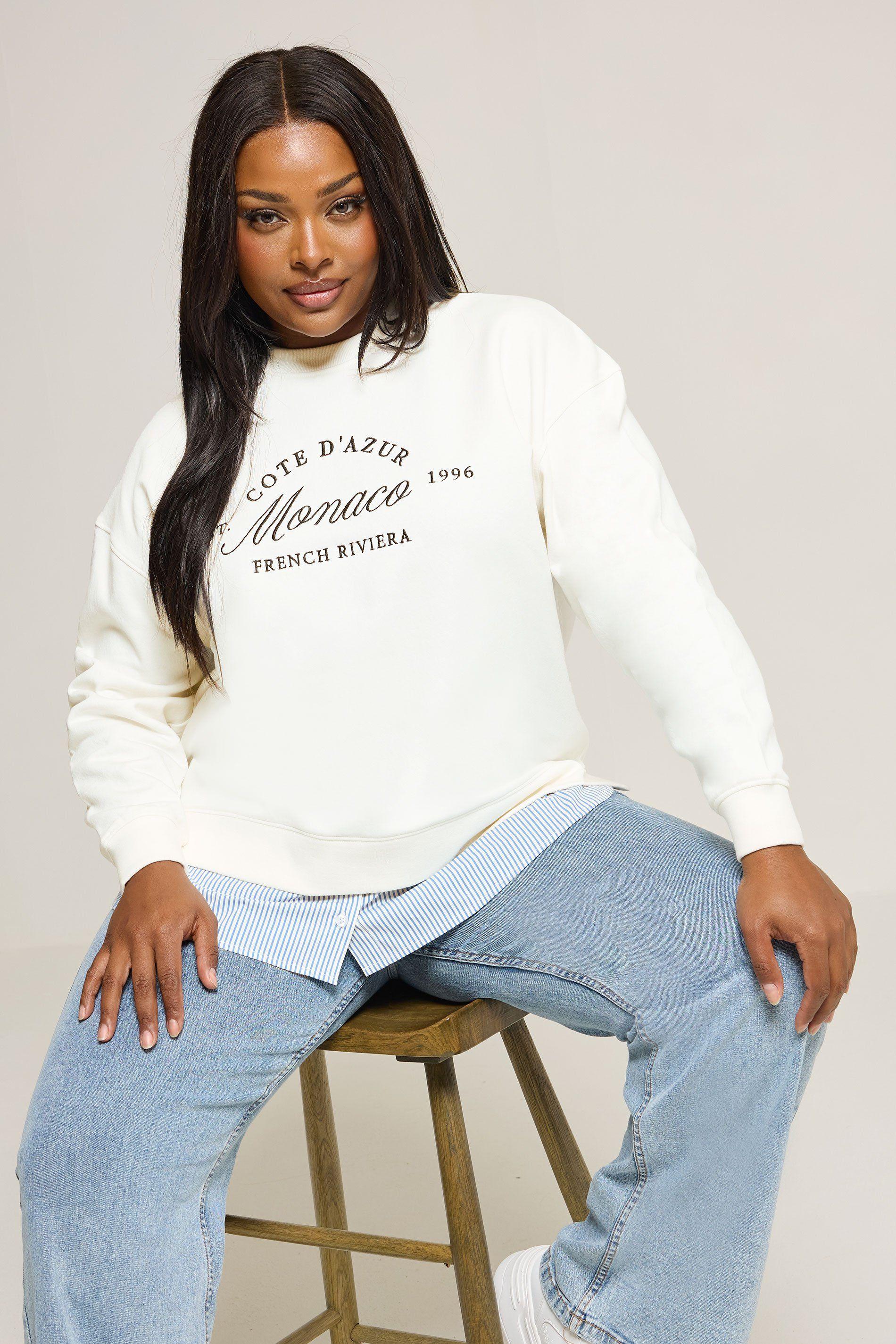 'Monaco' 2-In-1 Sweatshirt by YOURS