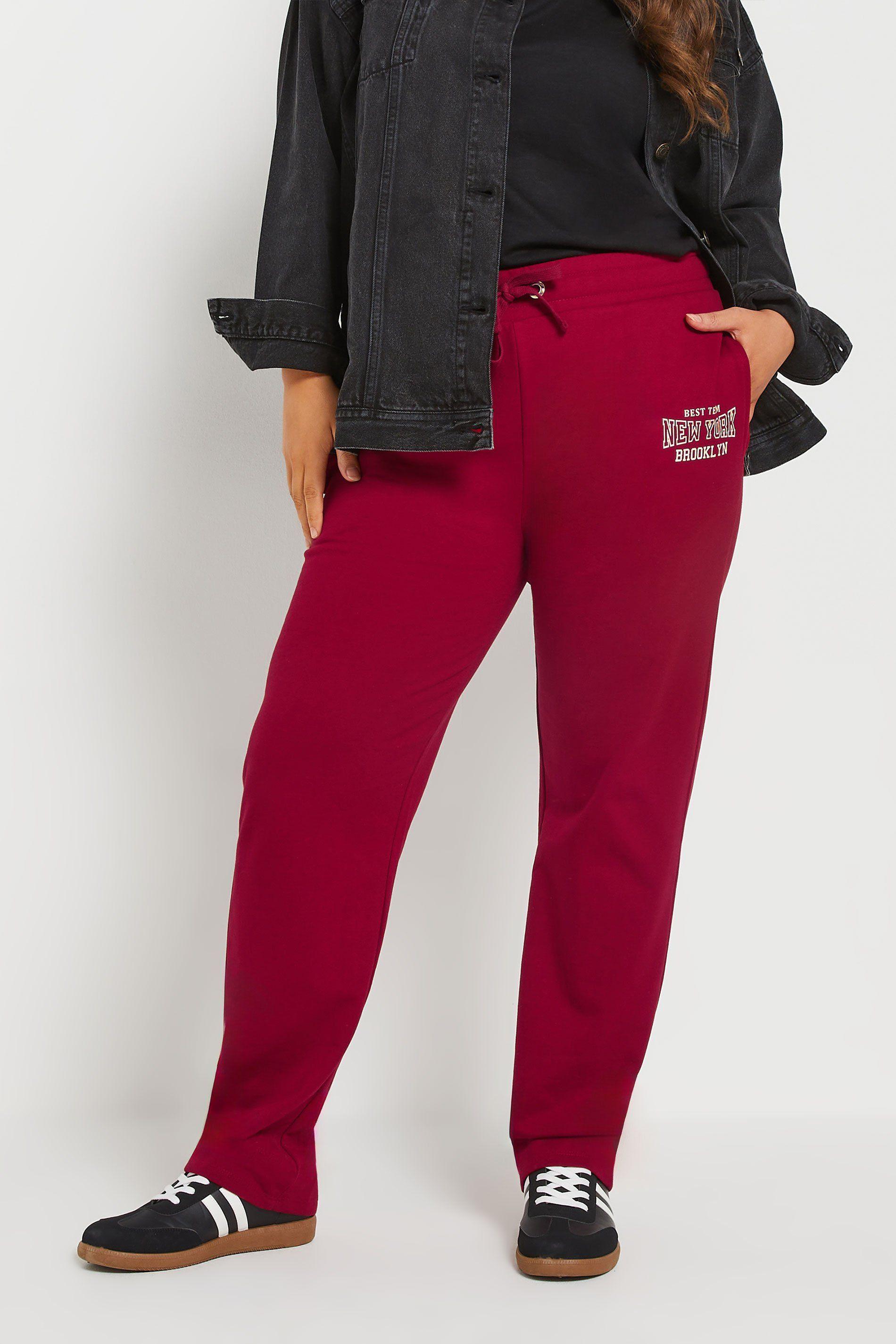 'New York' Straight Leg Joggers by YOURS