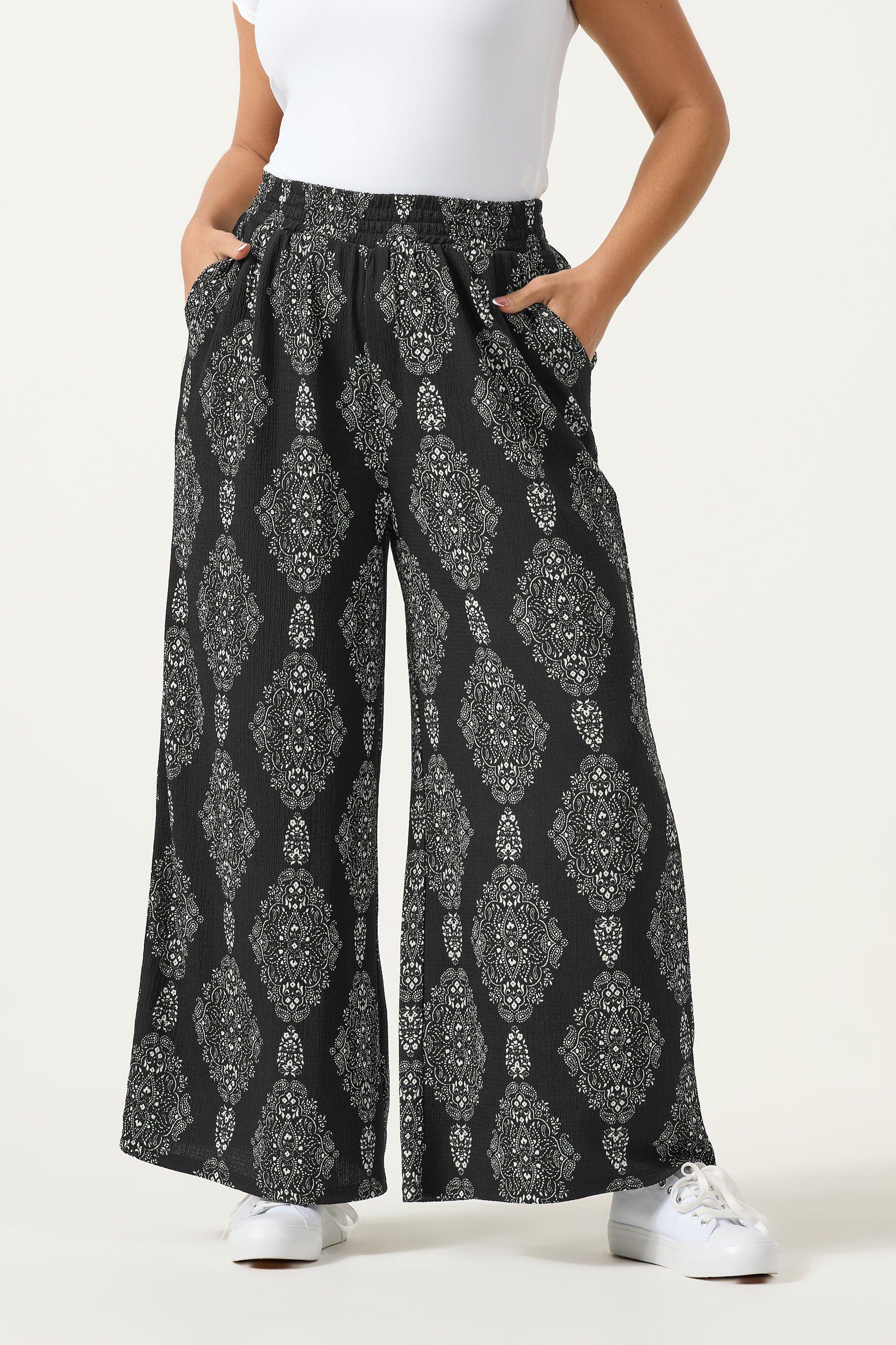 Paisley Textured Trousers by YOURS