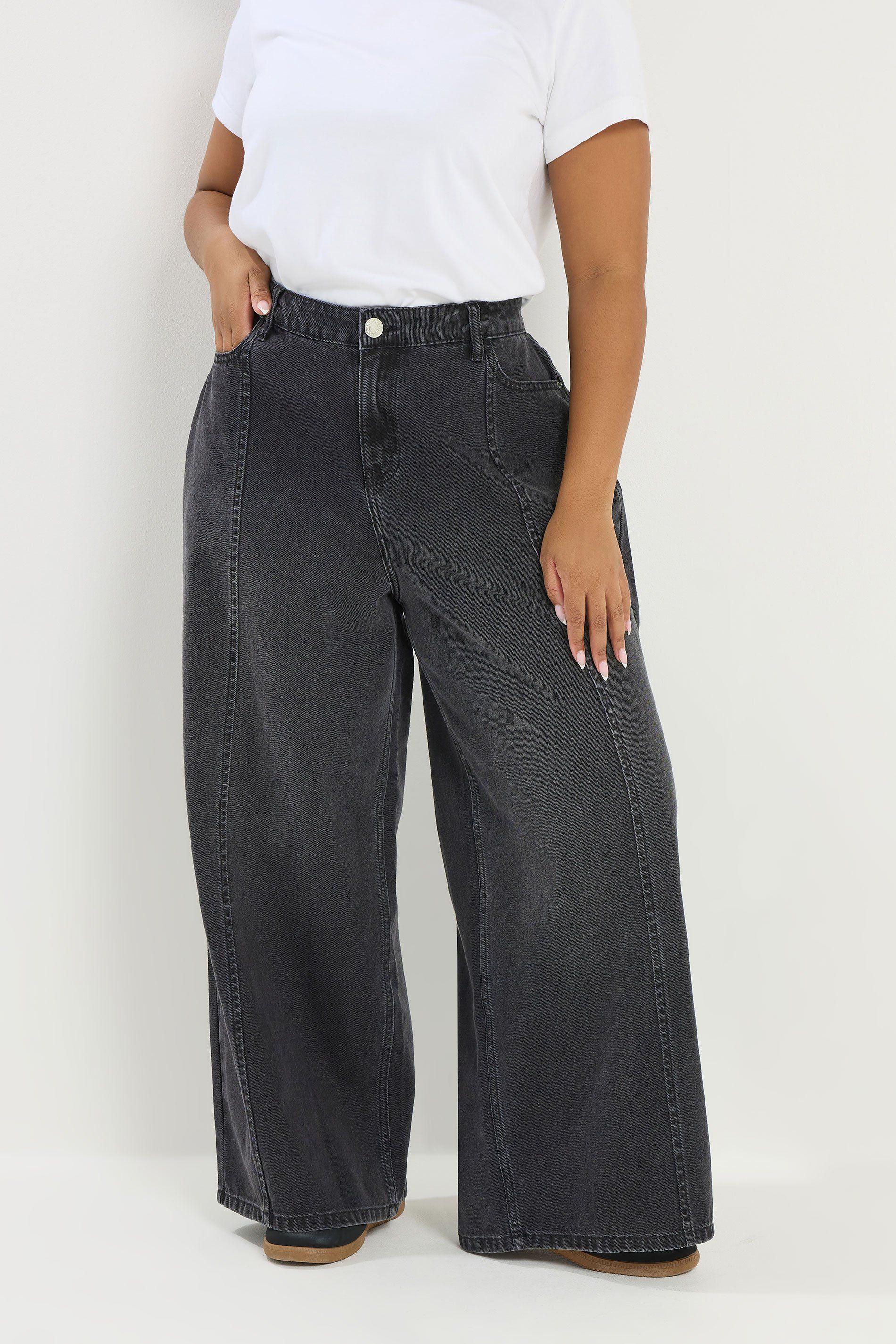 Palazzo Wide Leg Jeans by YOURS