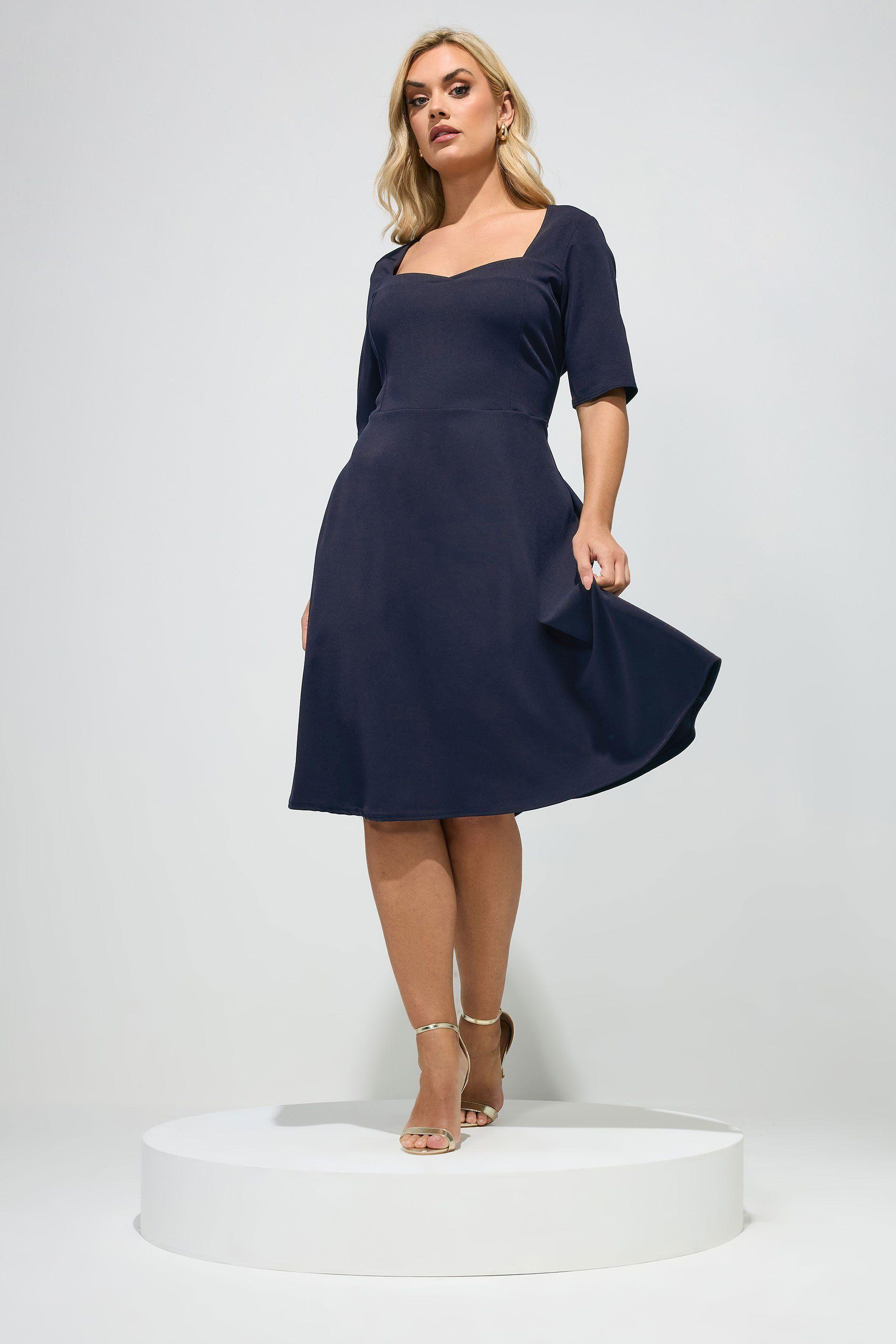 Panel Skater Dress by YOURS