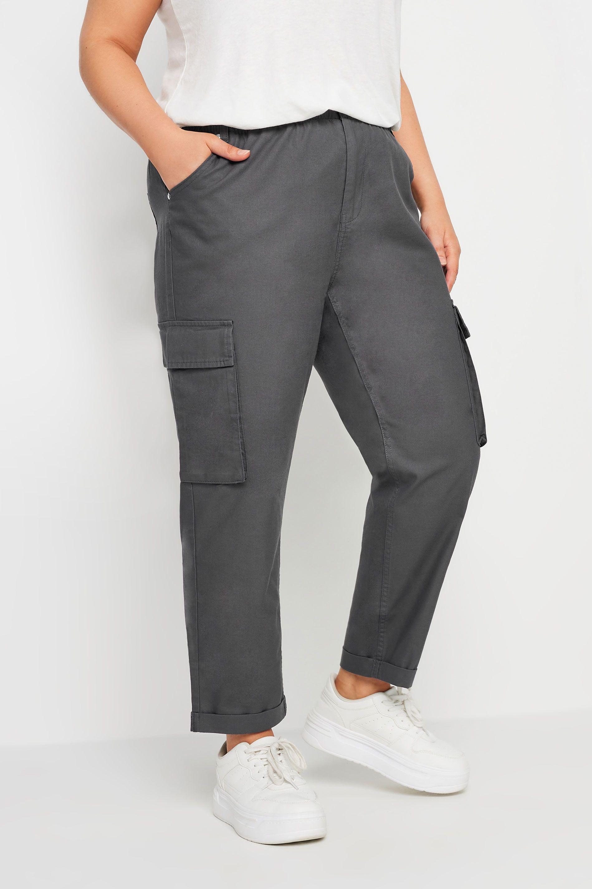 Paperbag Utility Trousers by YOURS
