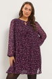 Pleated Floral Mini Dress by YOURS Pleated Floral Mini Dress by YOURS