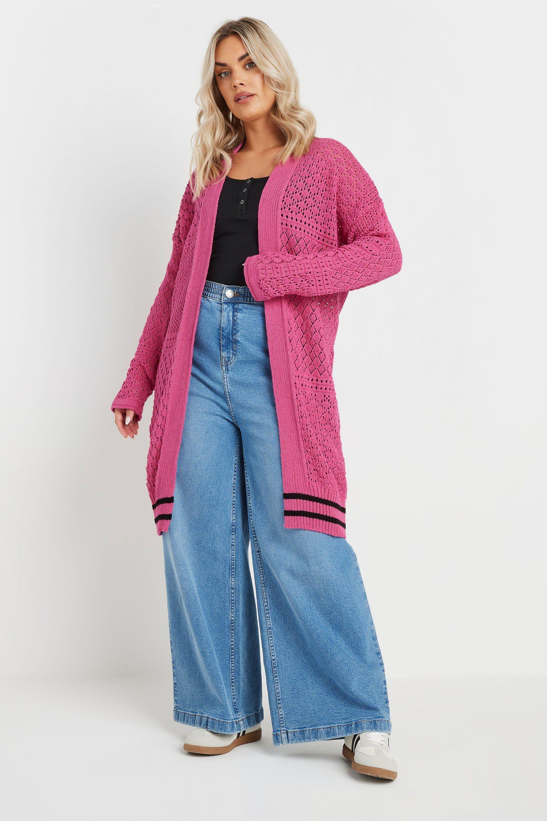Pointelle Midi Cardigan by YOURS