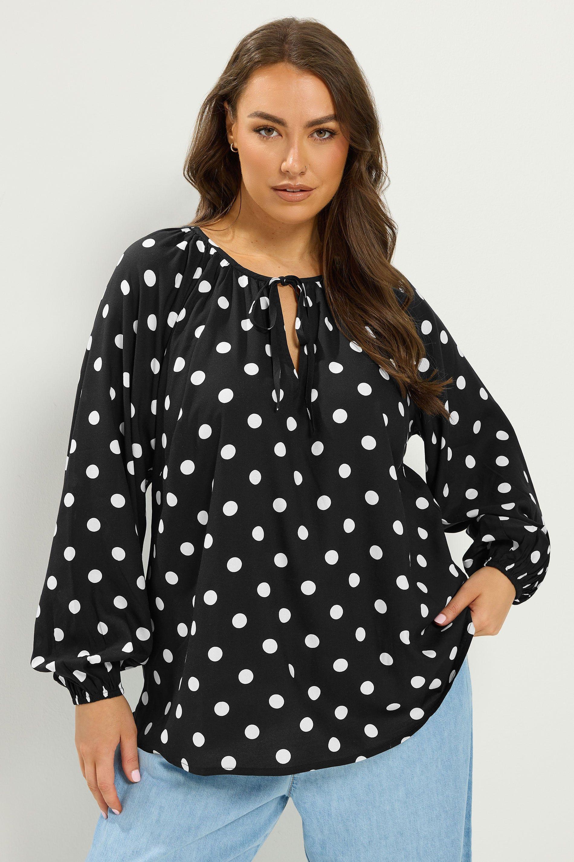 Polka Dot Blouse by YOURS