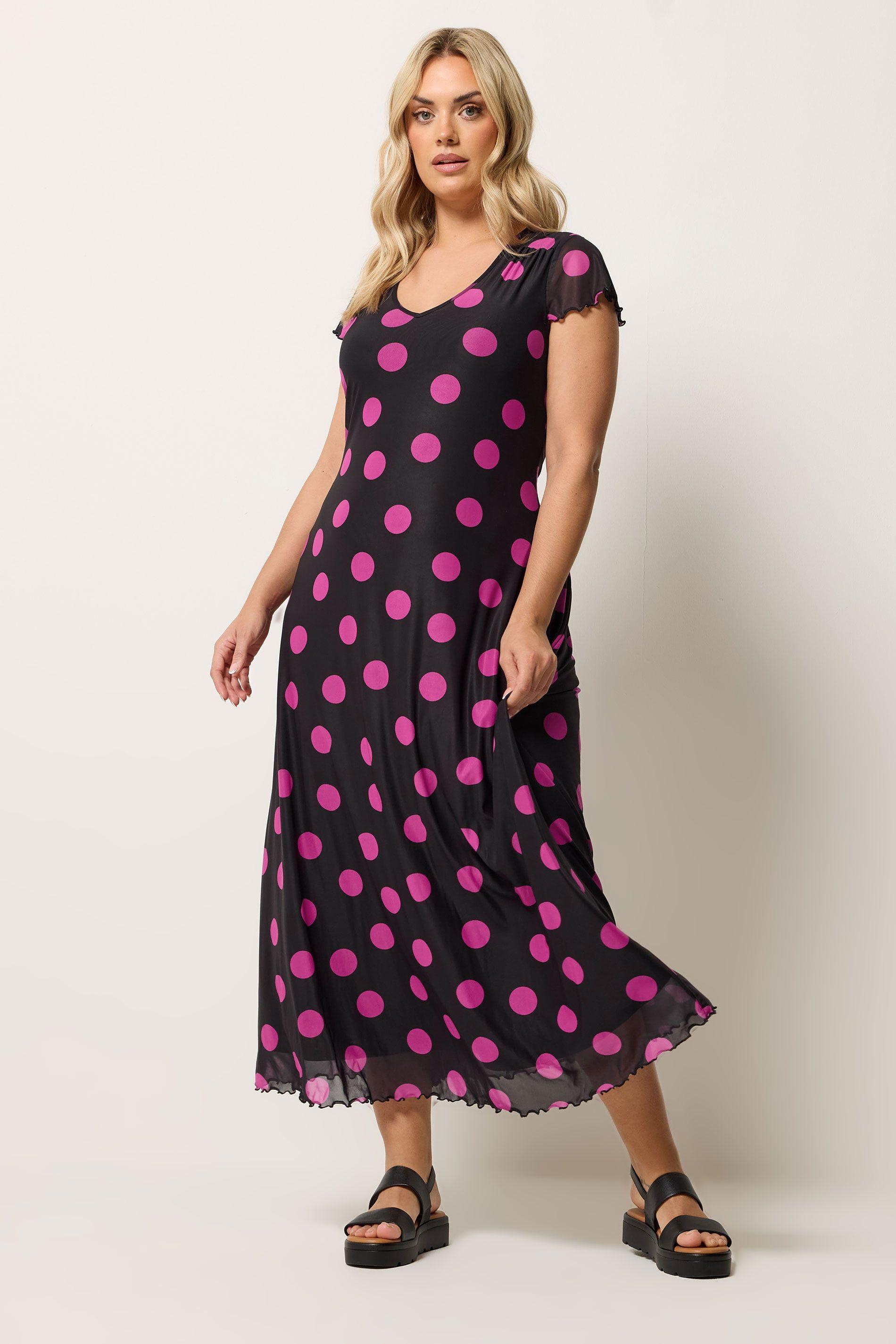Polka Dot Maxi Dress by YOURS