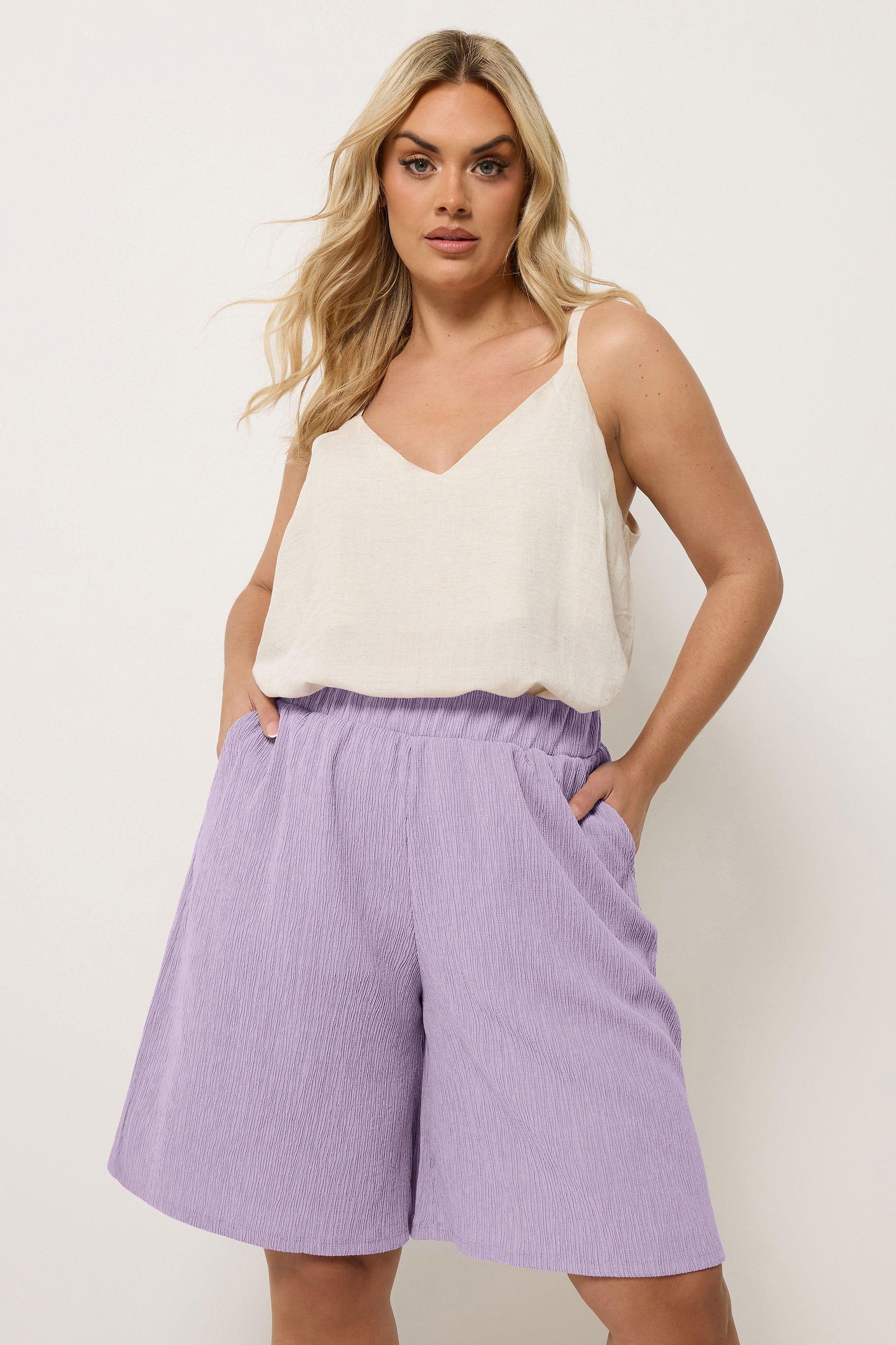 Pull On Textured Shorts by YOURS
