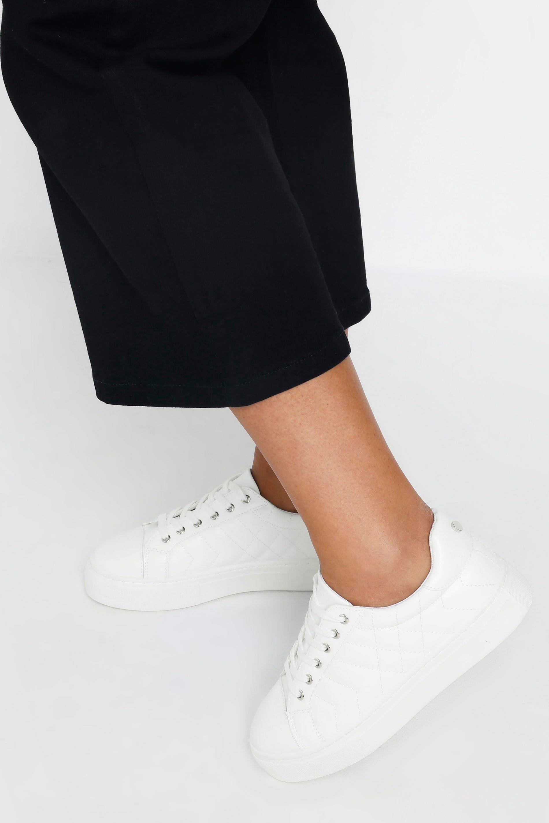 Quilted Design Trainers by YOURS