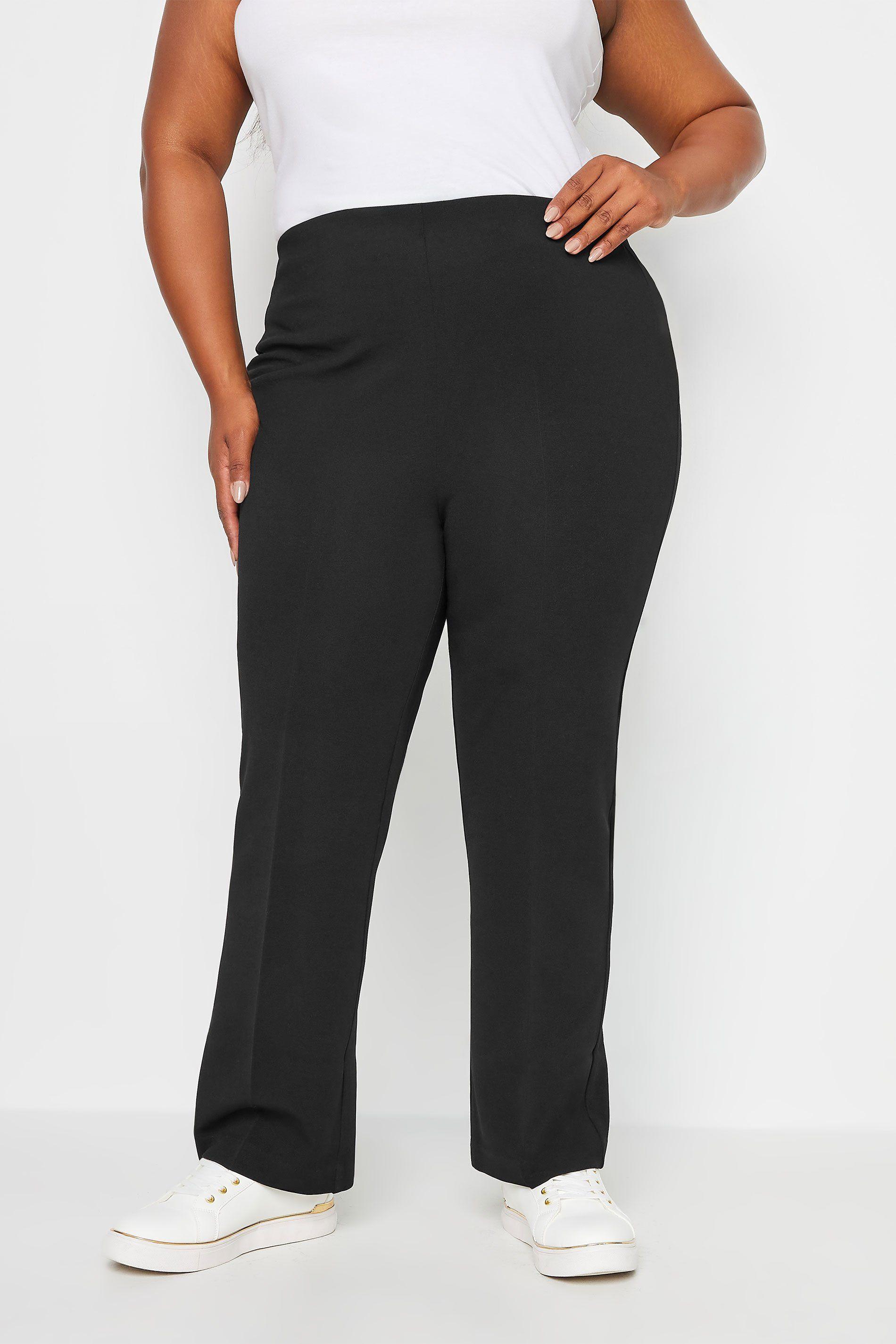 Ribbed Bootcut Trousers by YOURS