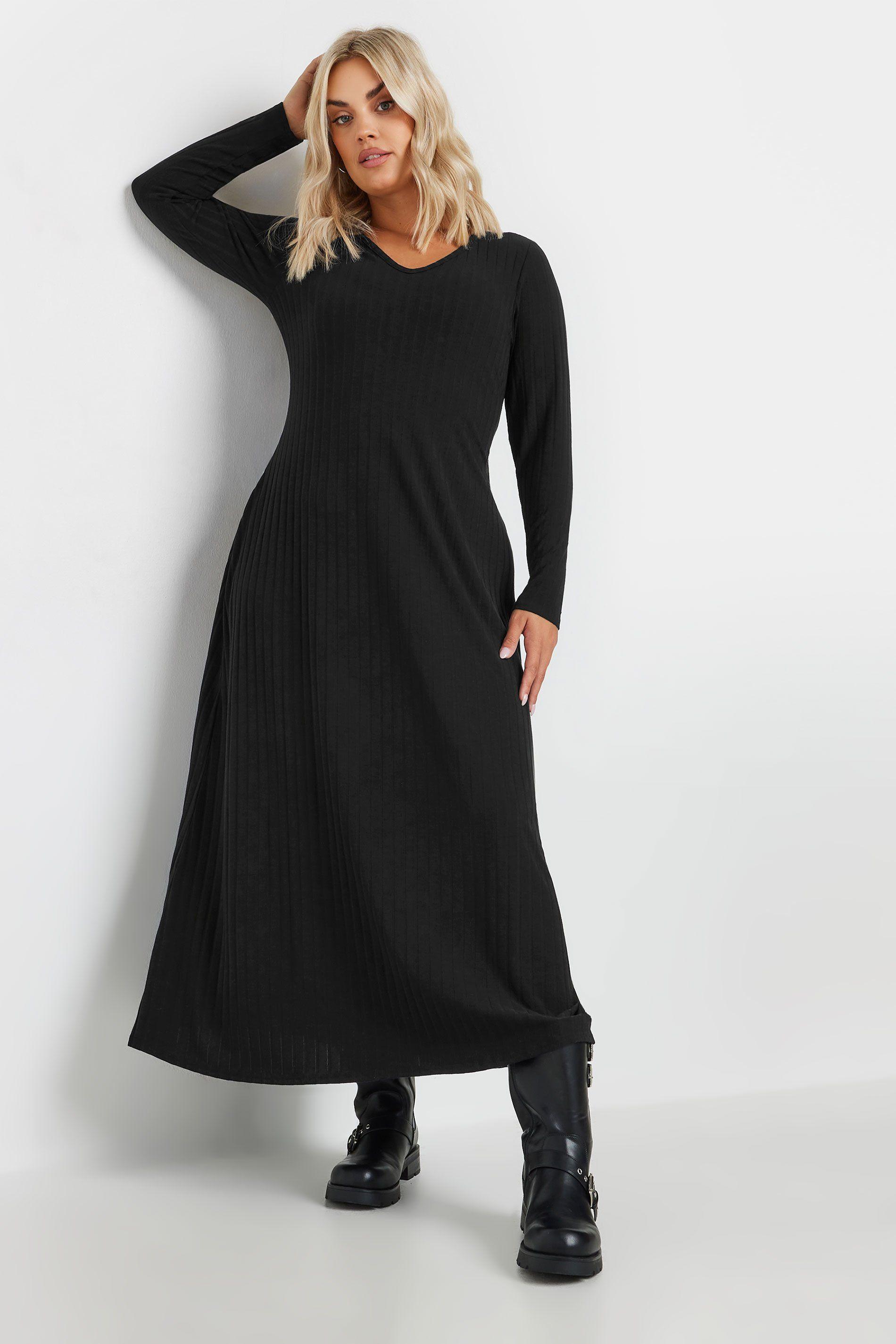 Ribbed Maxi Dress by YOURS