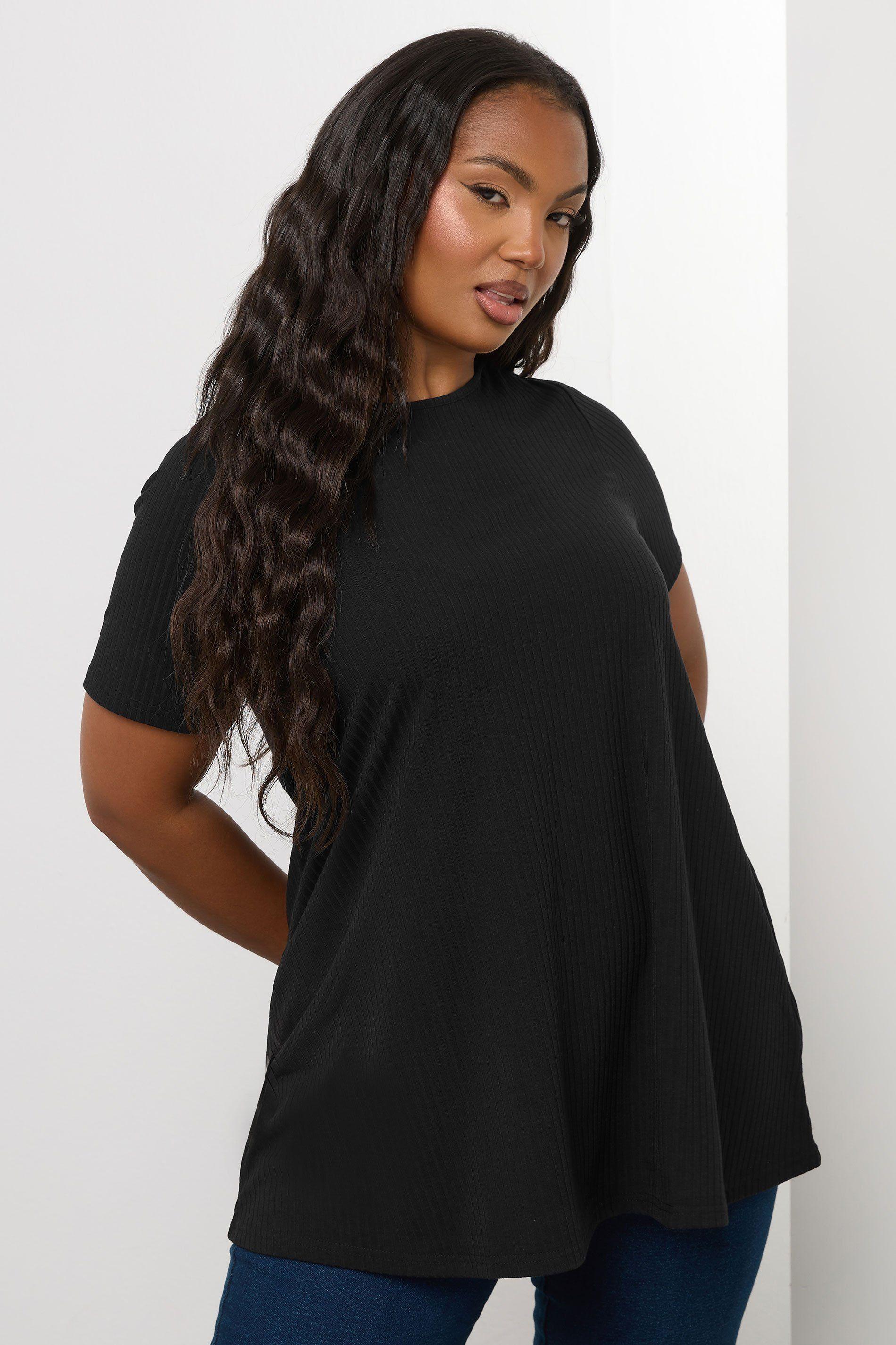 Ribbed Swing Top by YOURS