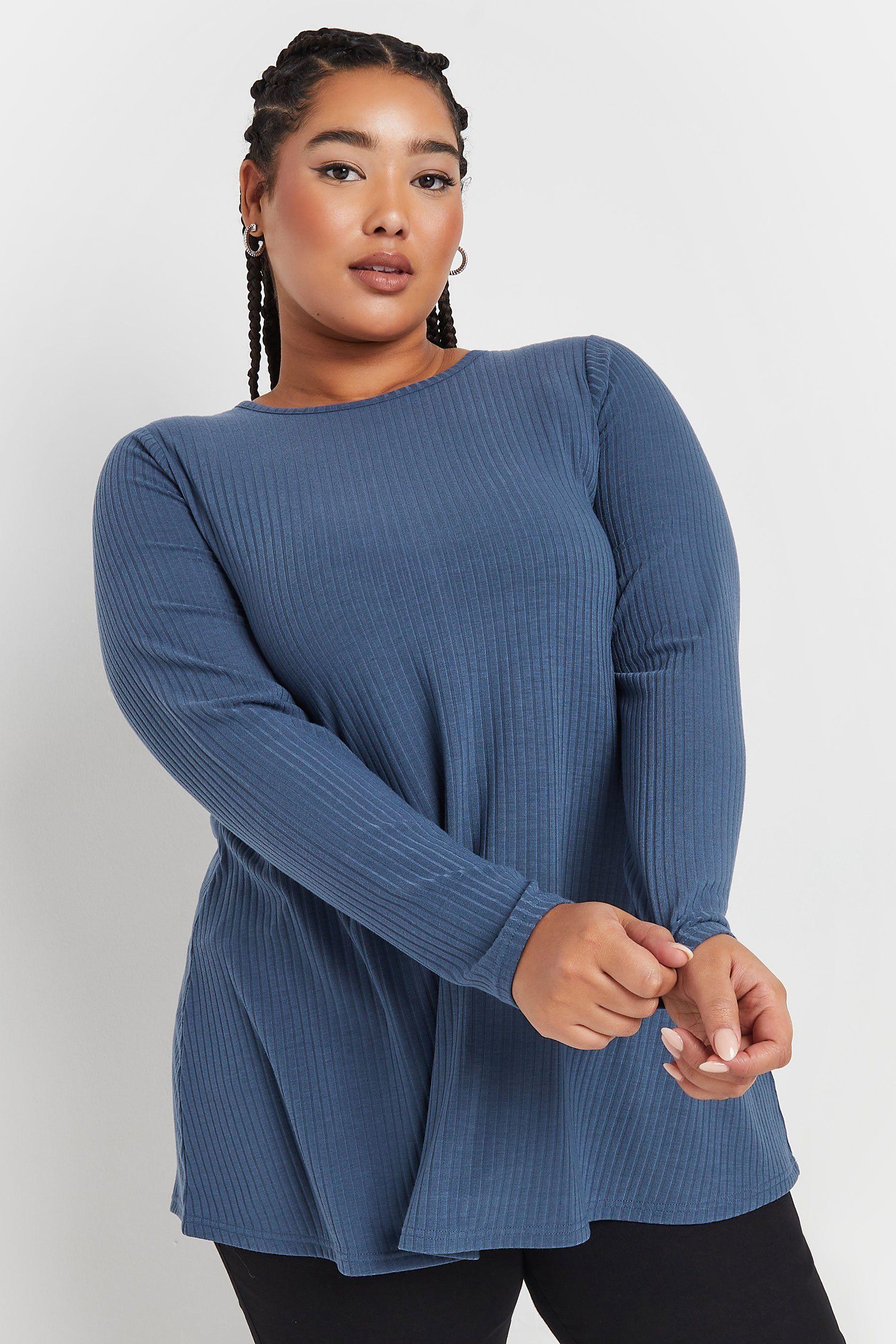 Ribbed Swing Top by YOURS