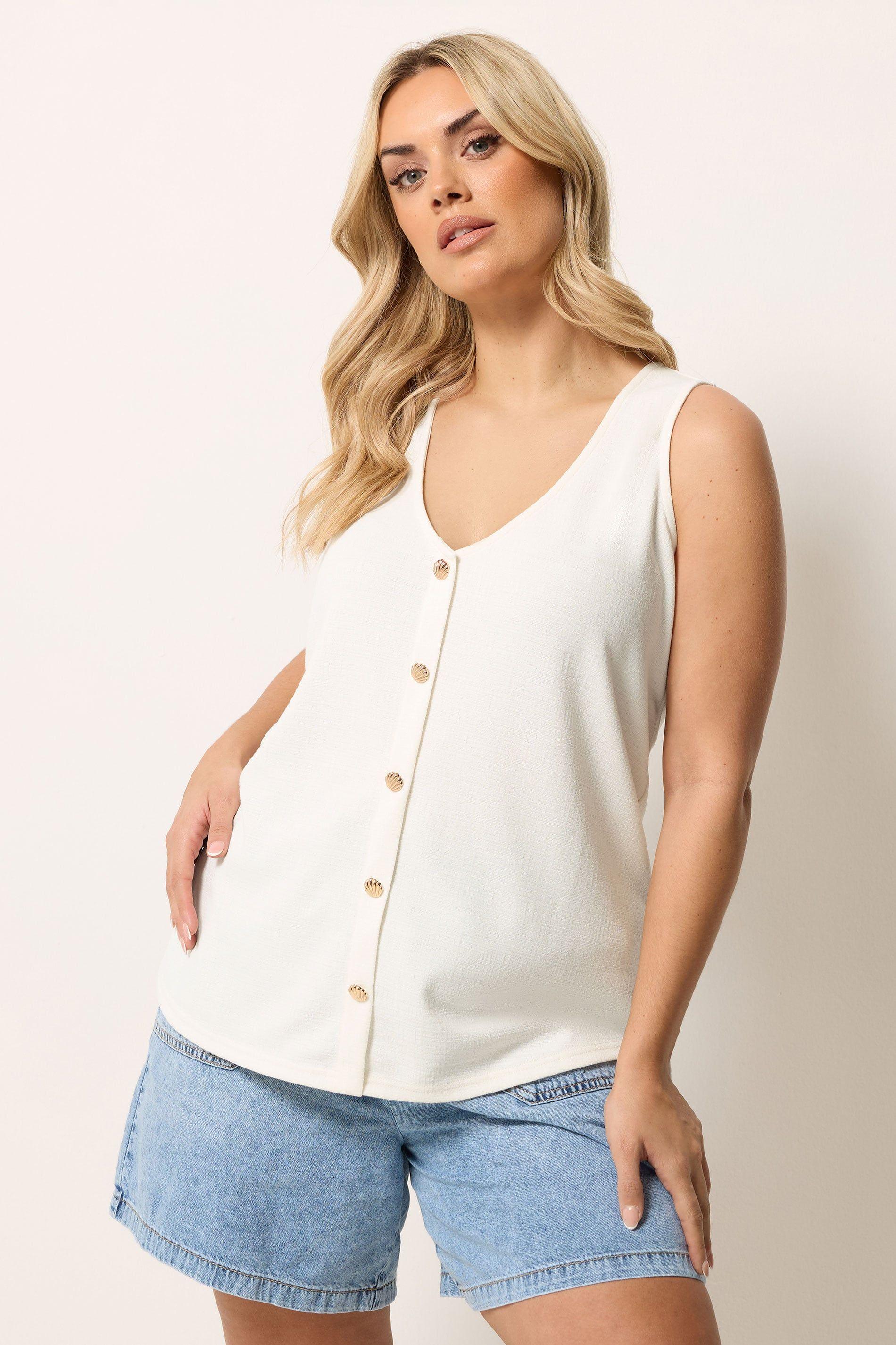 Shell Detail Vest Top by YOURS