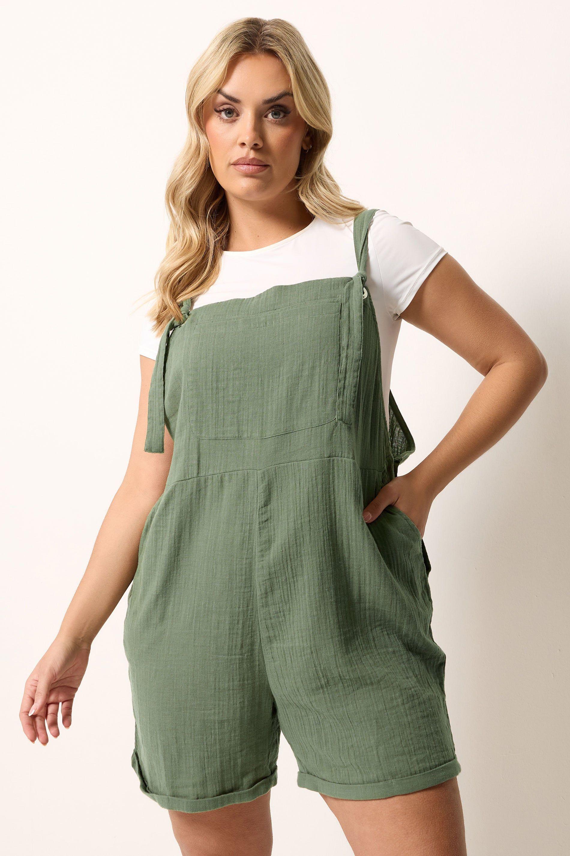 Short Dungarees by YOURS