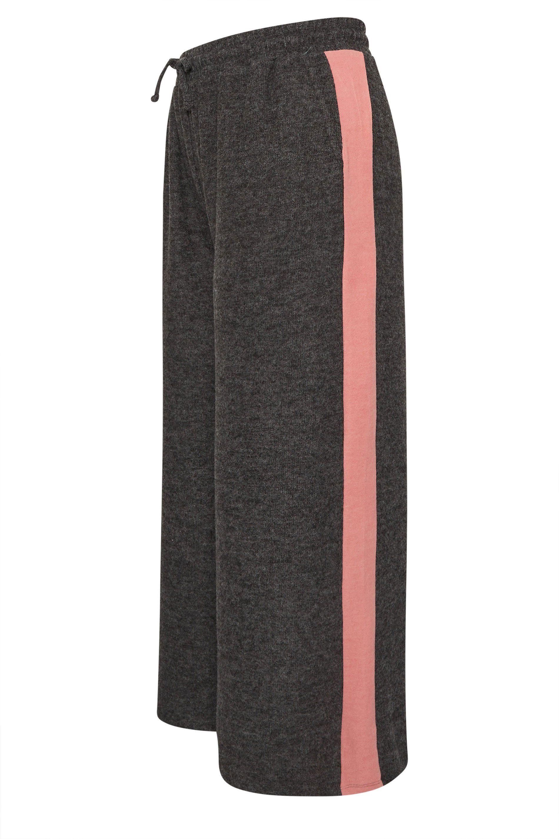 Side Stripe Wide Leg Trousers by YOURS