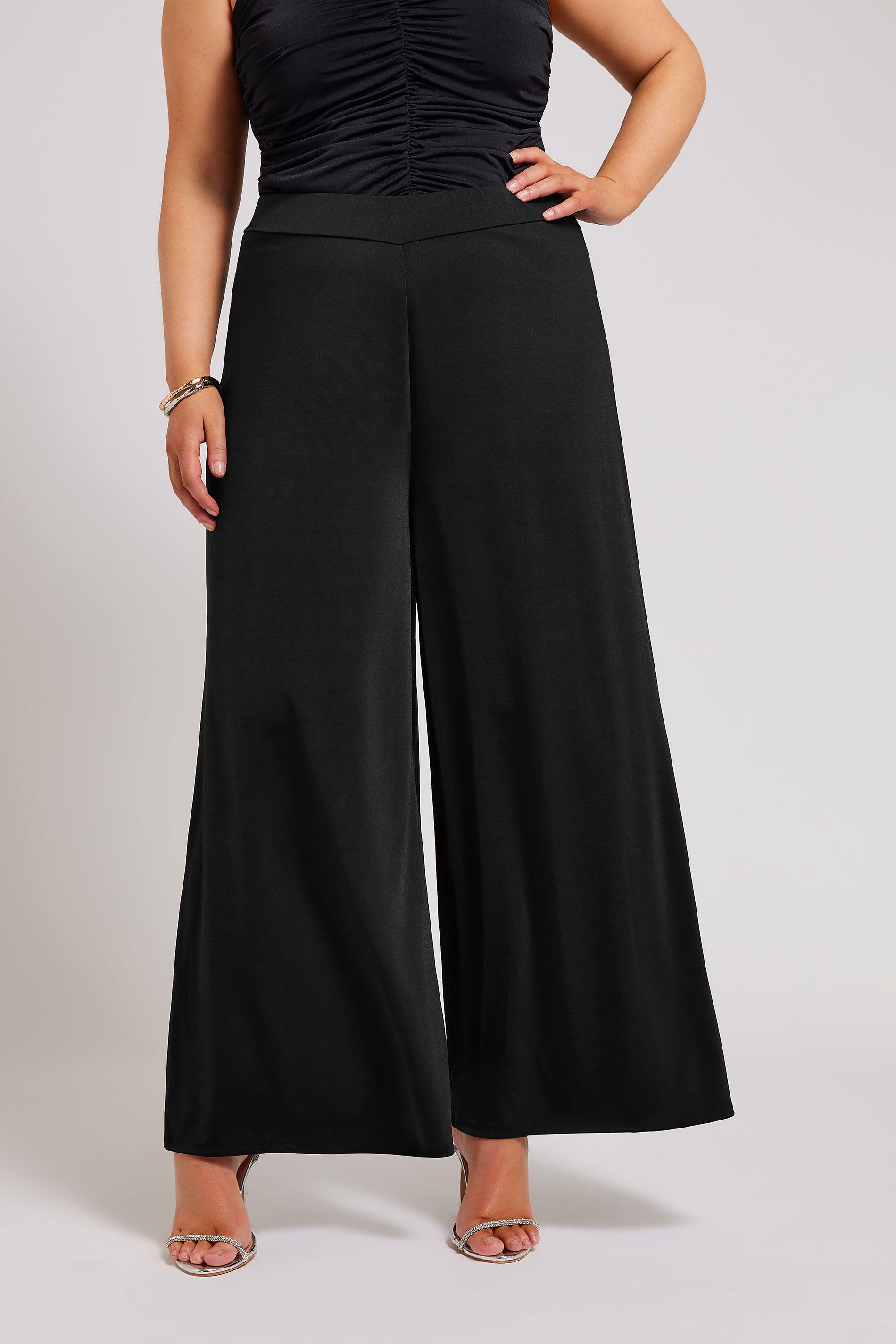Slinky Wide Leg Trousers by YOURS