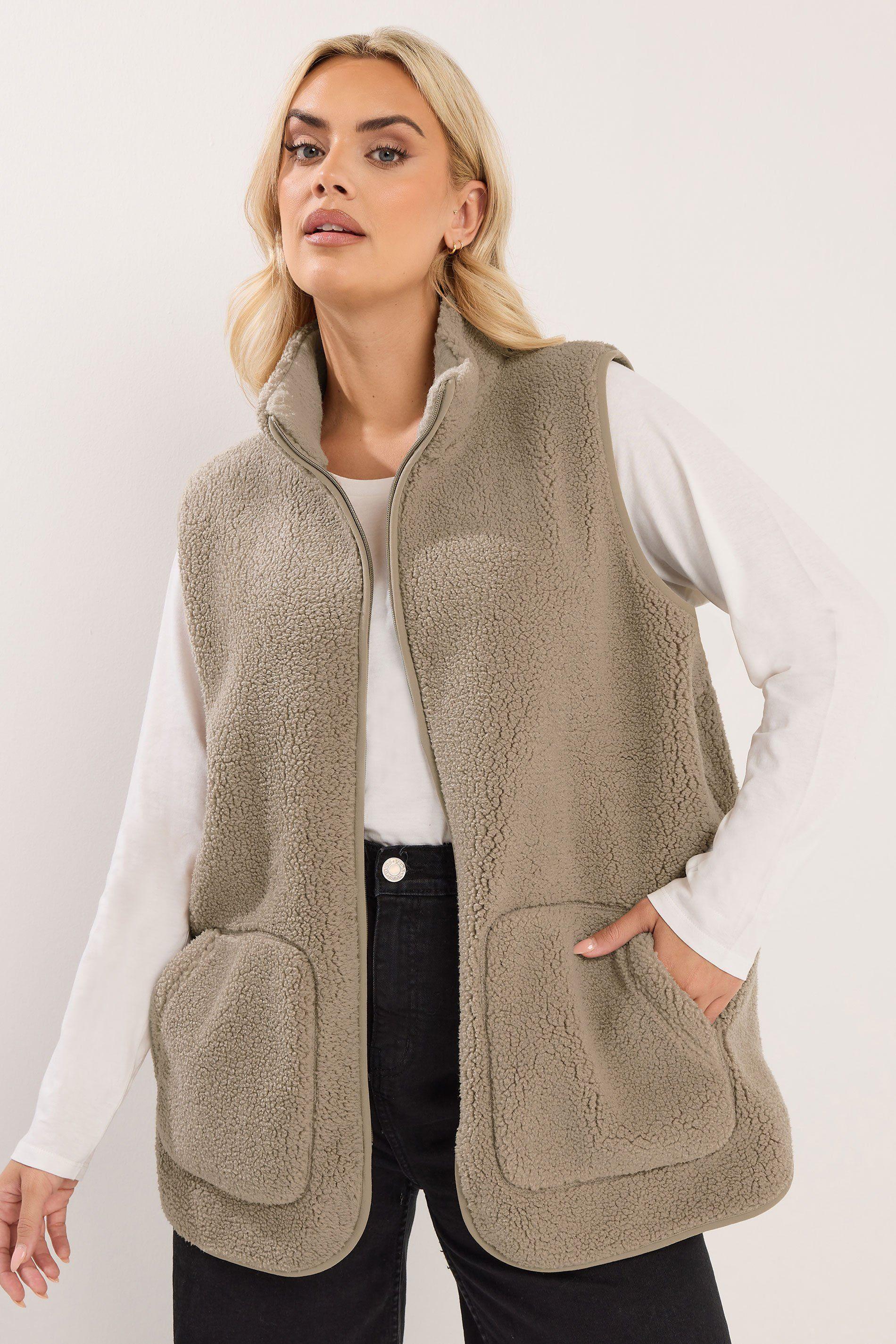 Soft Fleece Gilet by YOURS