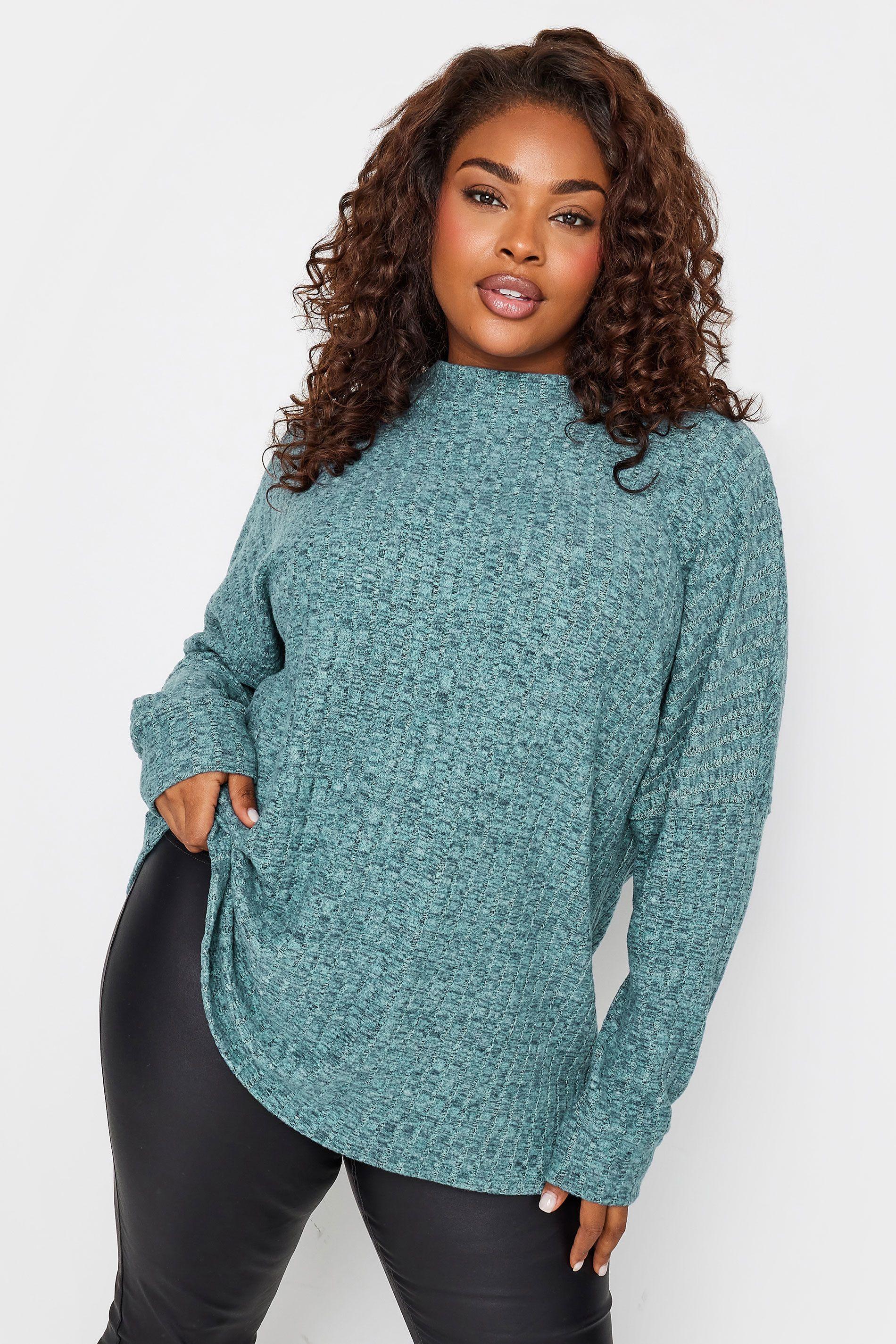 Soft Touch Ribbed Jumper by YOURS