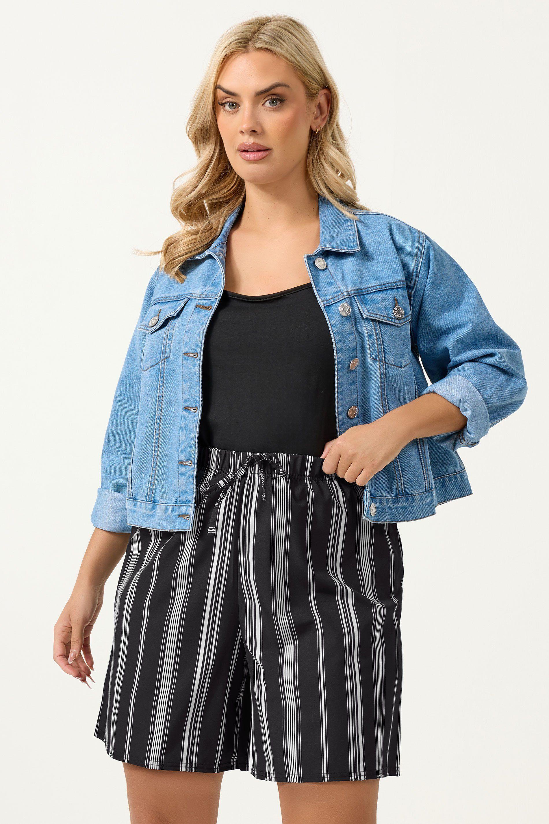 Stripe Shorts by YOURS