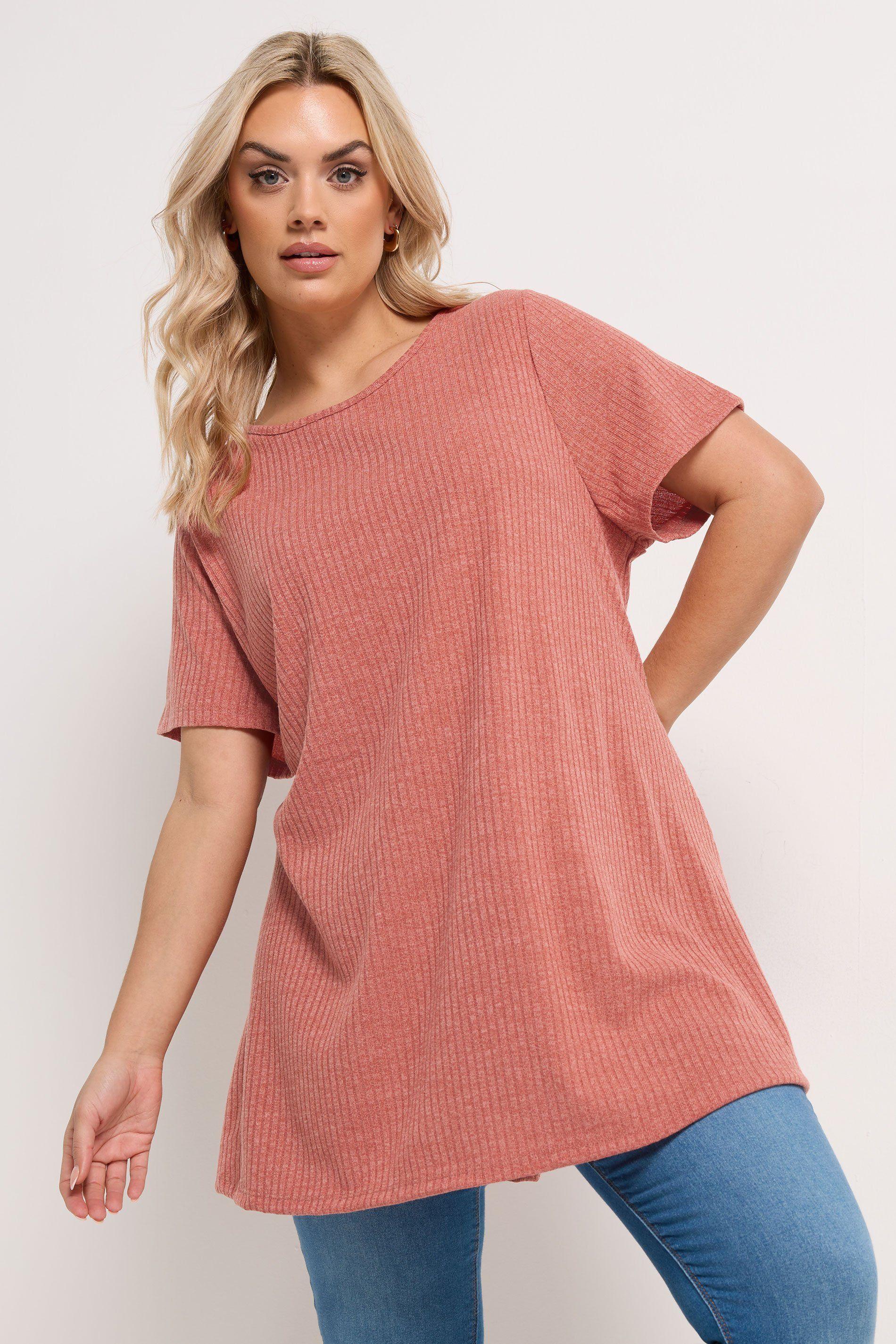 Swing Ribbed T-Shirt by YOURS