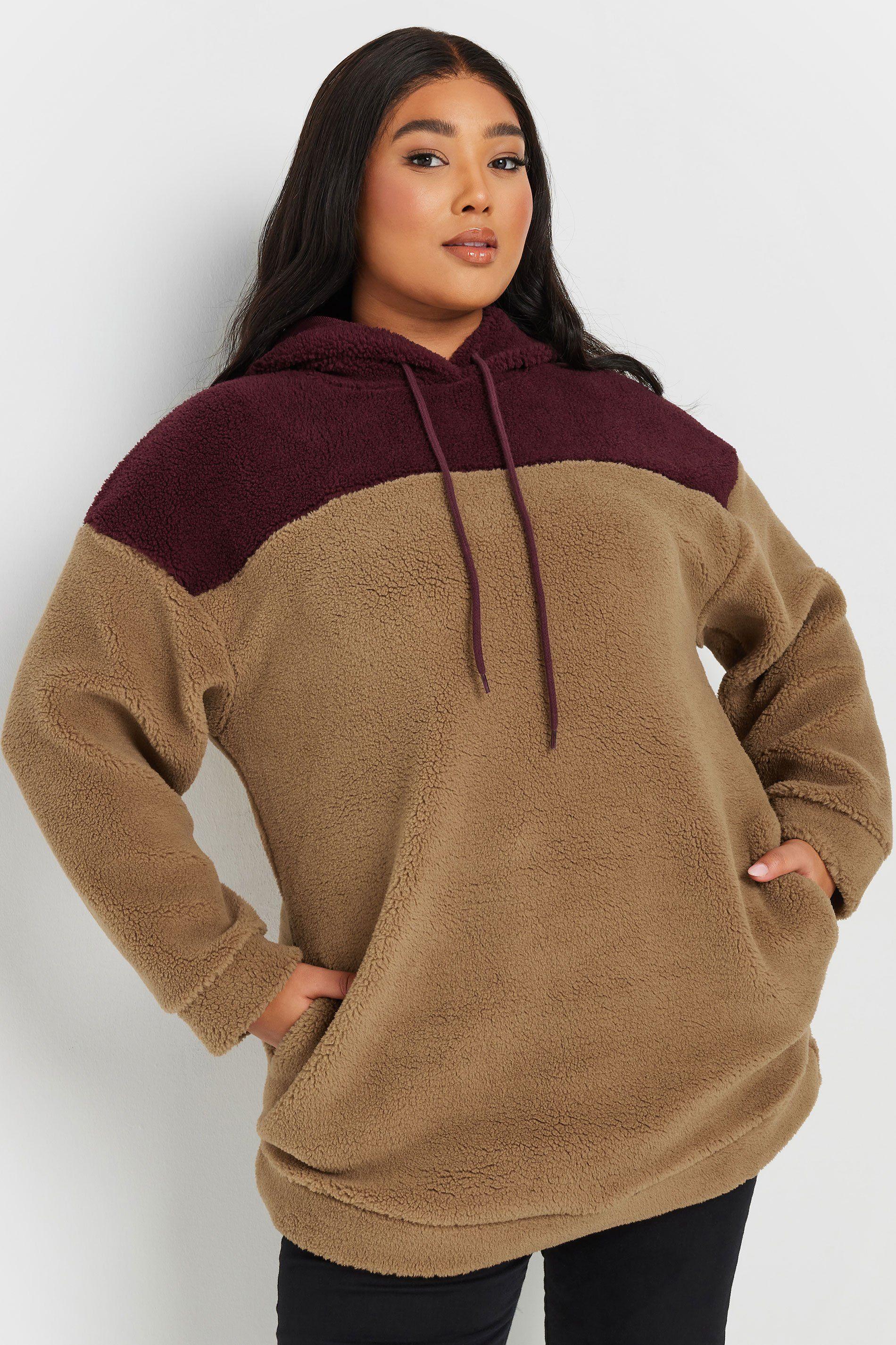 Teddy Fleece Hoodie by YOURS