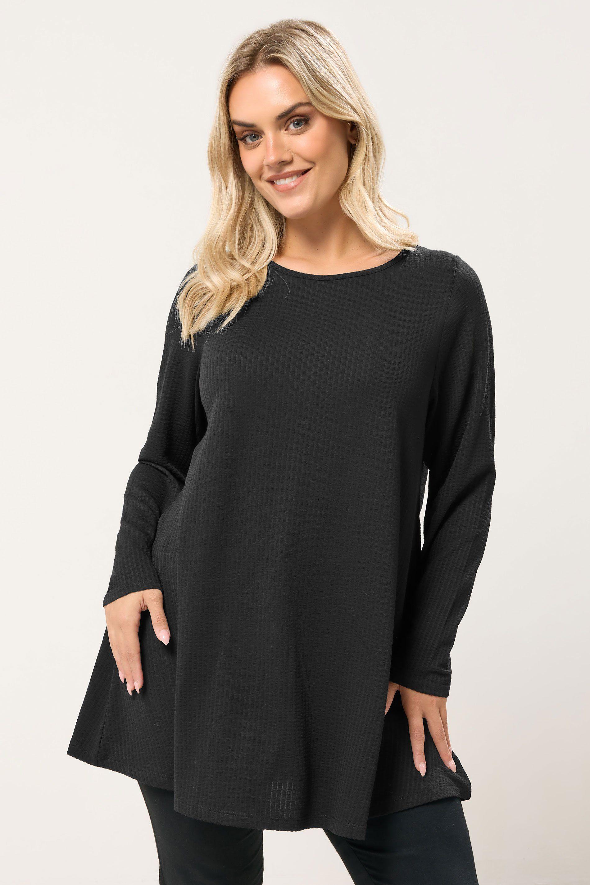 Textured Ribbed Swing Top by YOURS