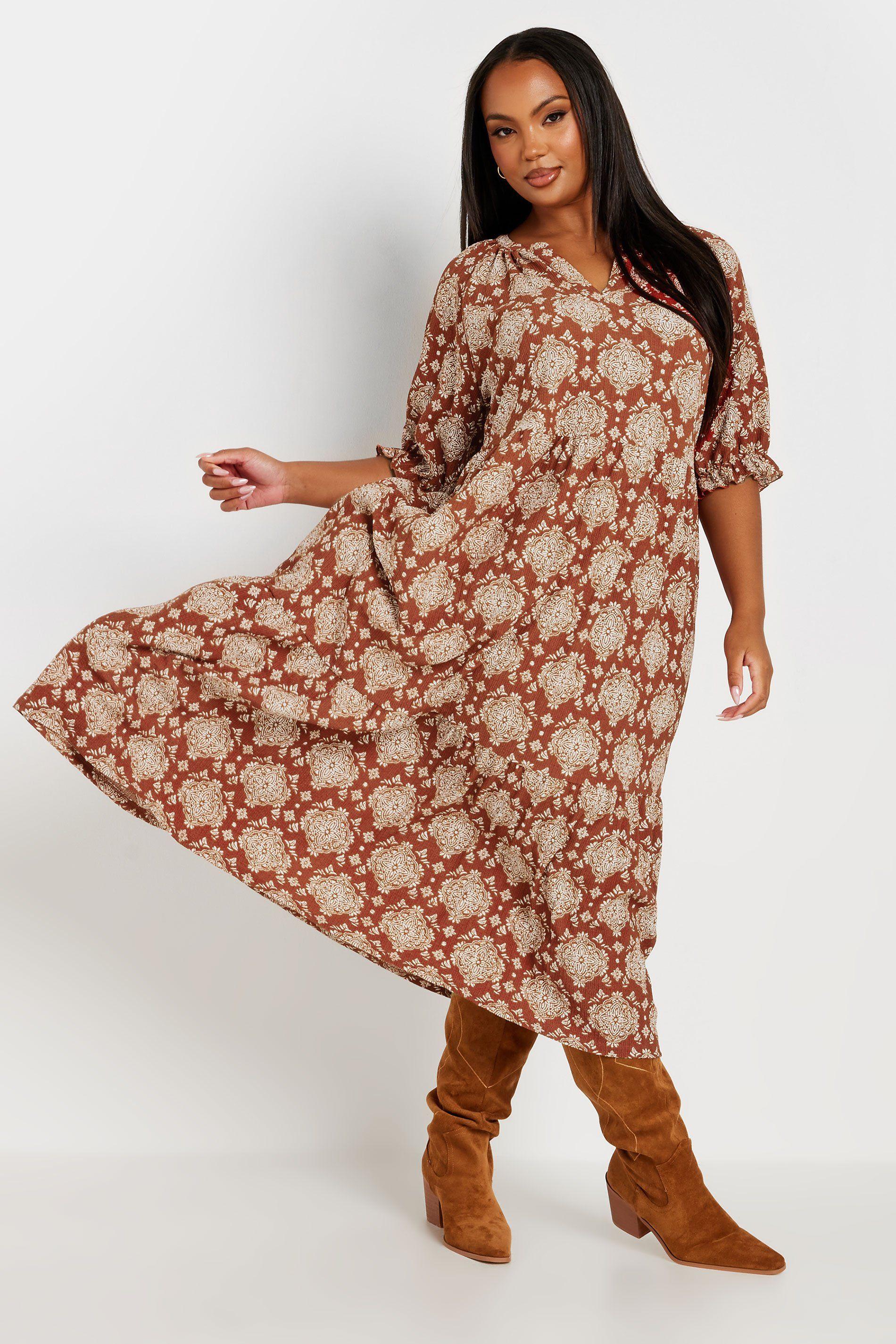 Tiered Midi Dress by YOURS