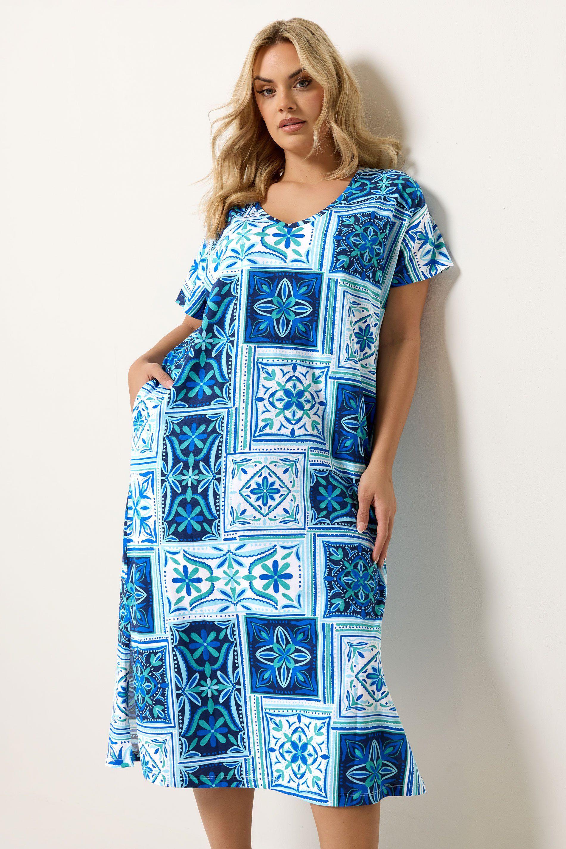 Tile Print Midi Dress by YOURS
