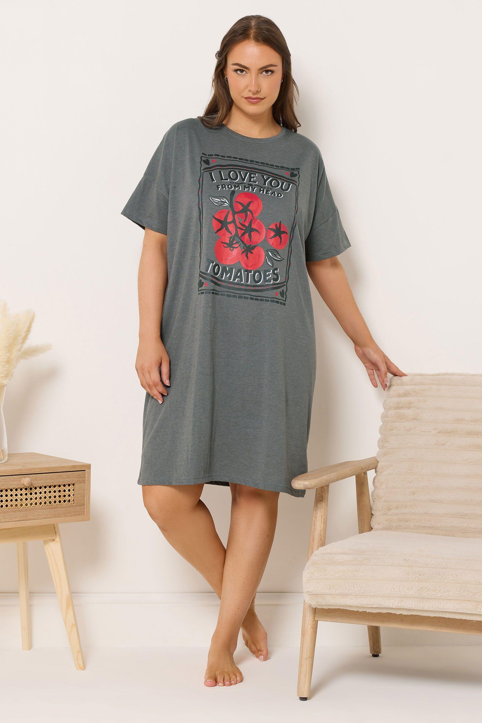 Tomato Graphic Nightdress by YOURS