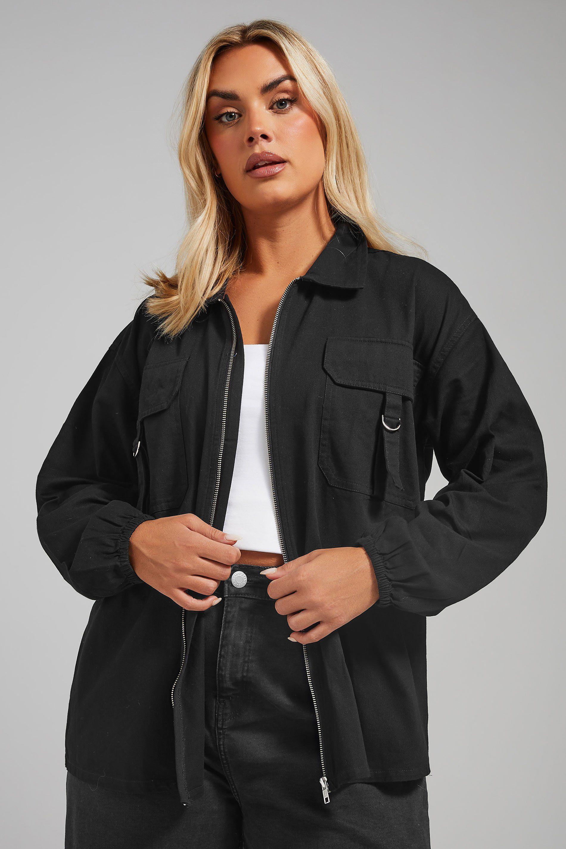 Utility Bomber Jacket by YOURS