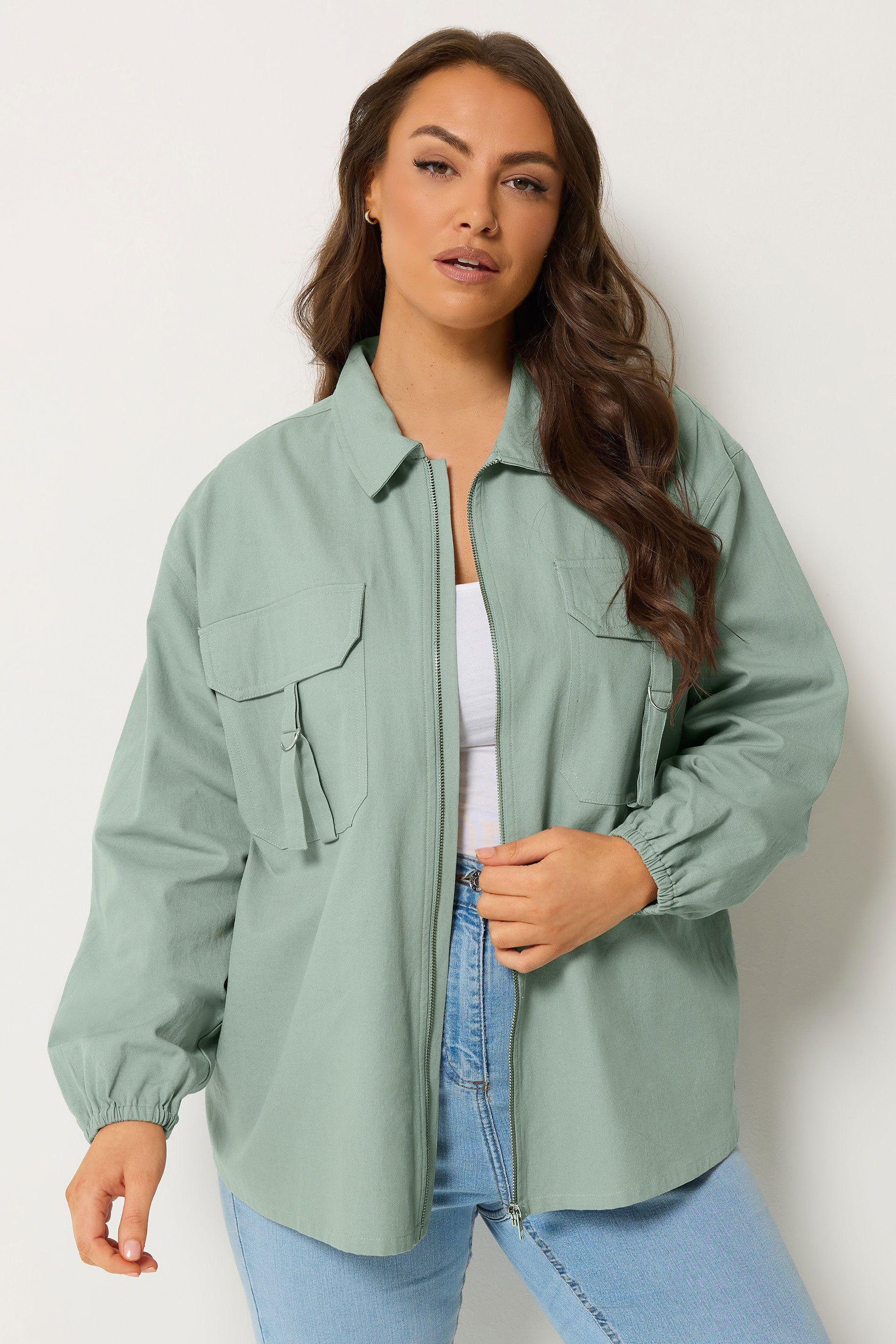 Utility Shacket by YOURS