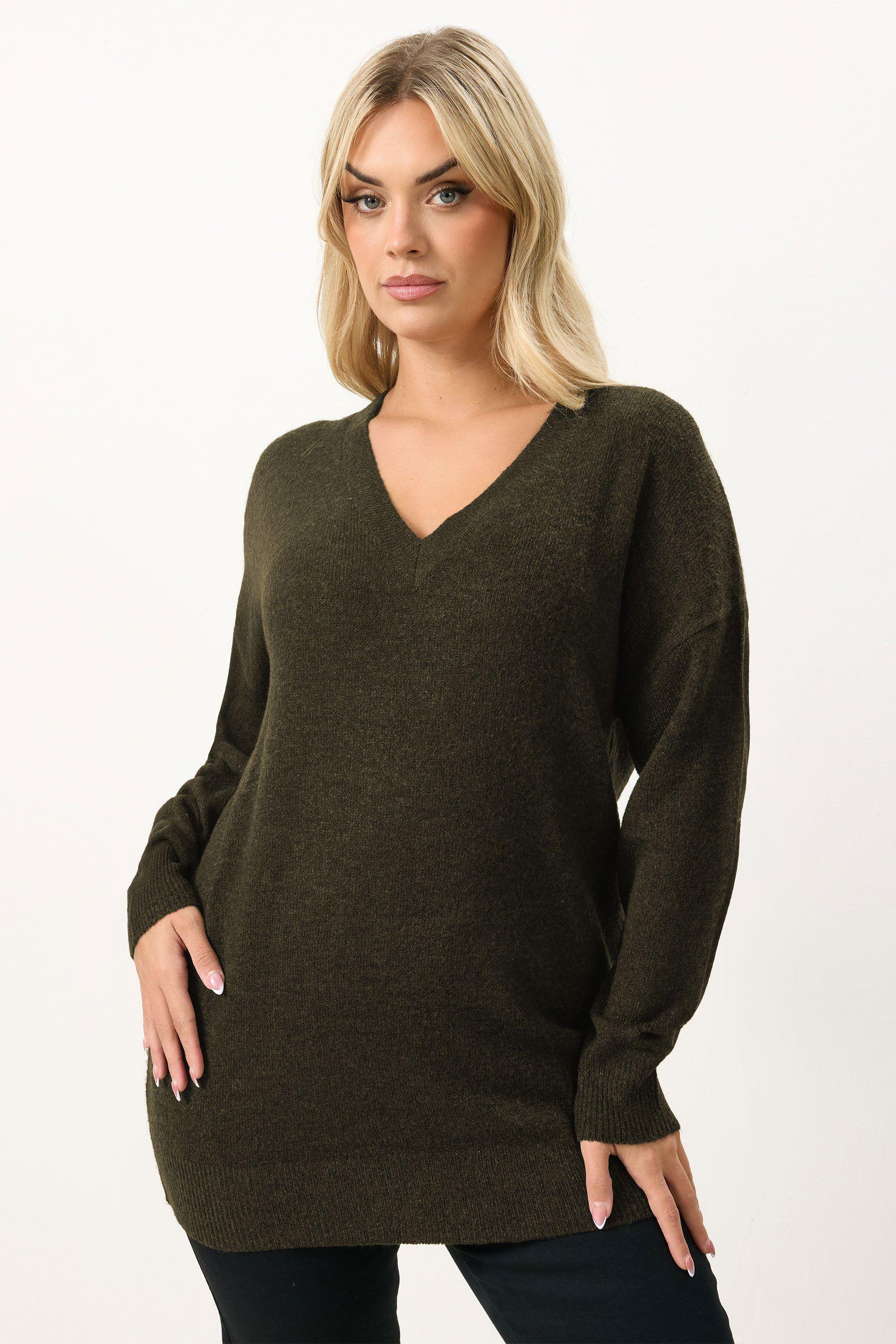 V-Neck Soft Touch Jumper by YOURS