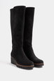 Wedge Boots In Wide E & Extra Wide EEE Fit by YOURS