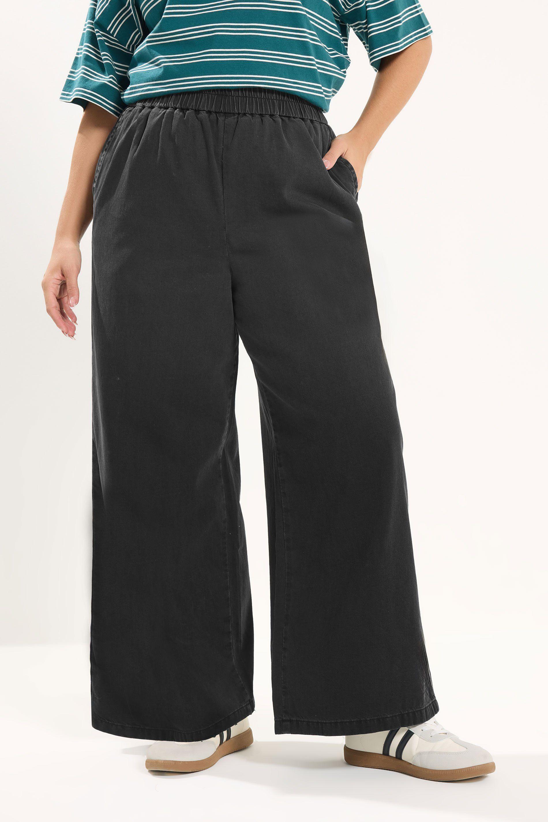 Wide Leg Pull On Jeans by YOURS