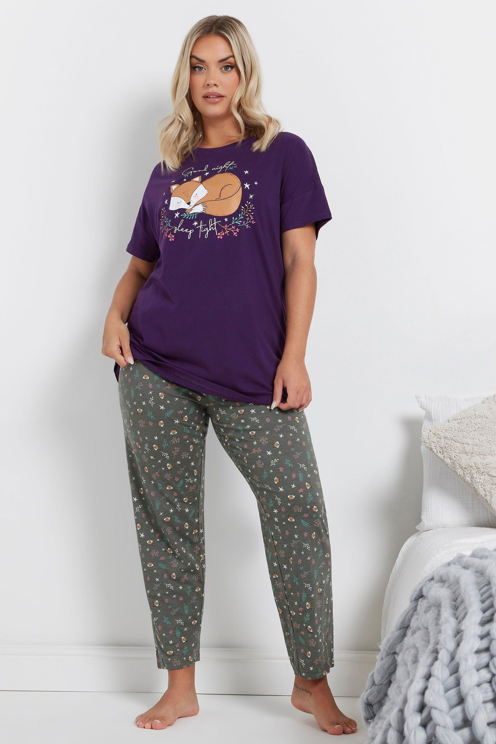 Wide Leg Pyjama Set by YOURS