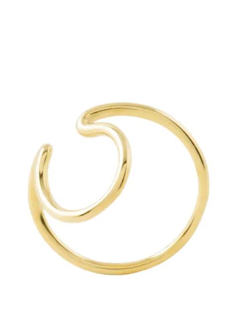 Double doré Lou G wave ear cuff by YPARIS