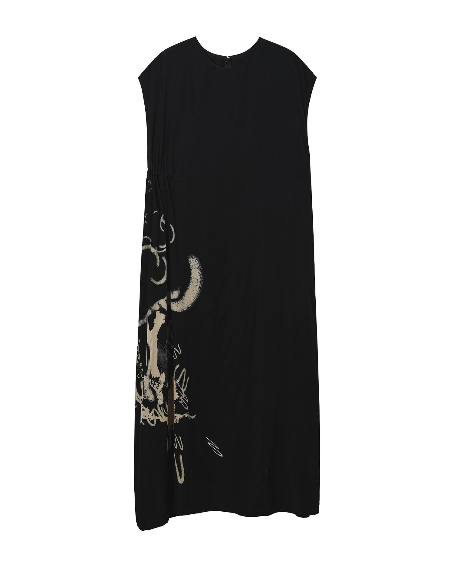Accent print dress by Y'S