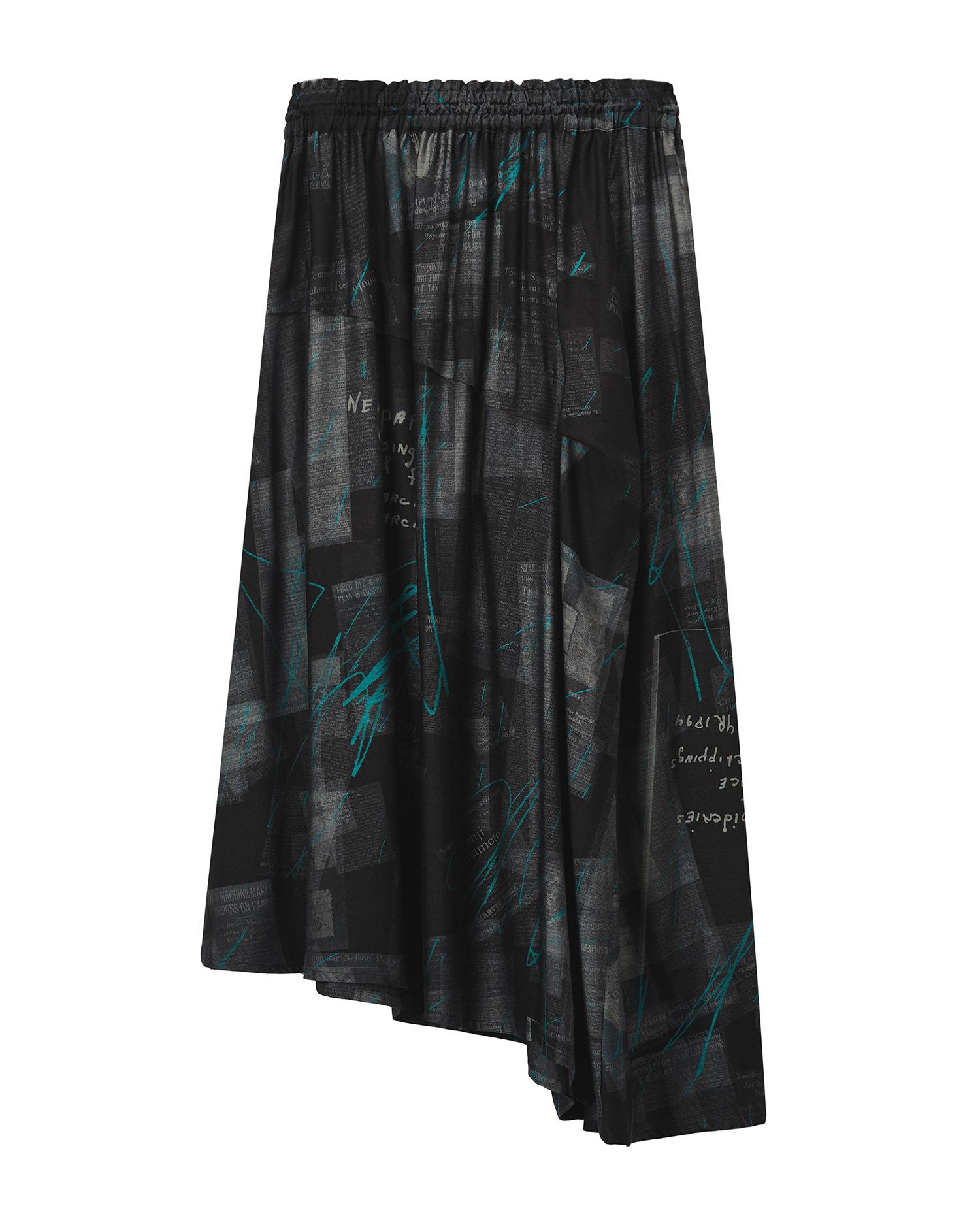 Asymmetric skirt by Y'S