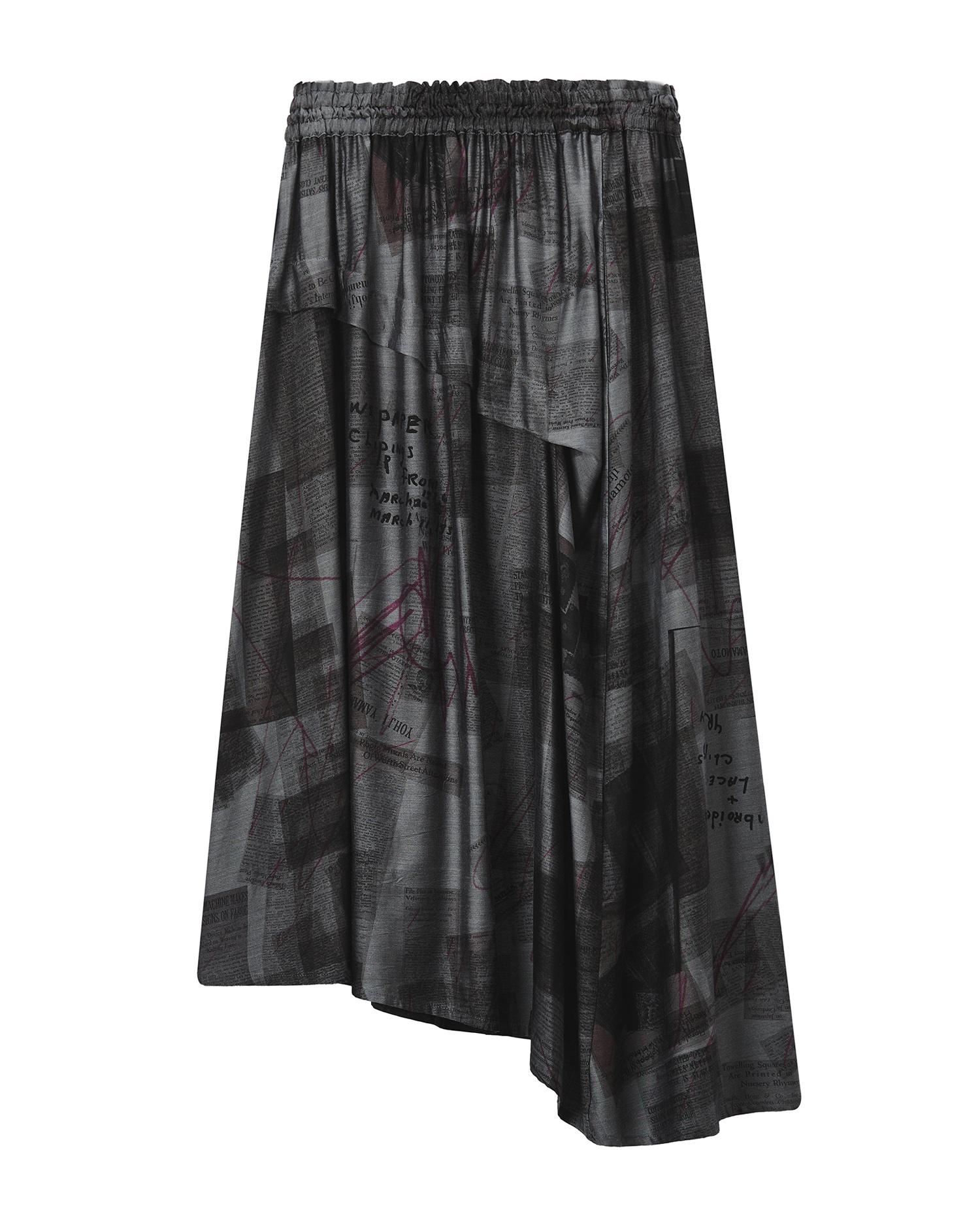 Asymmetric skirt by Y'S