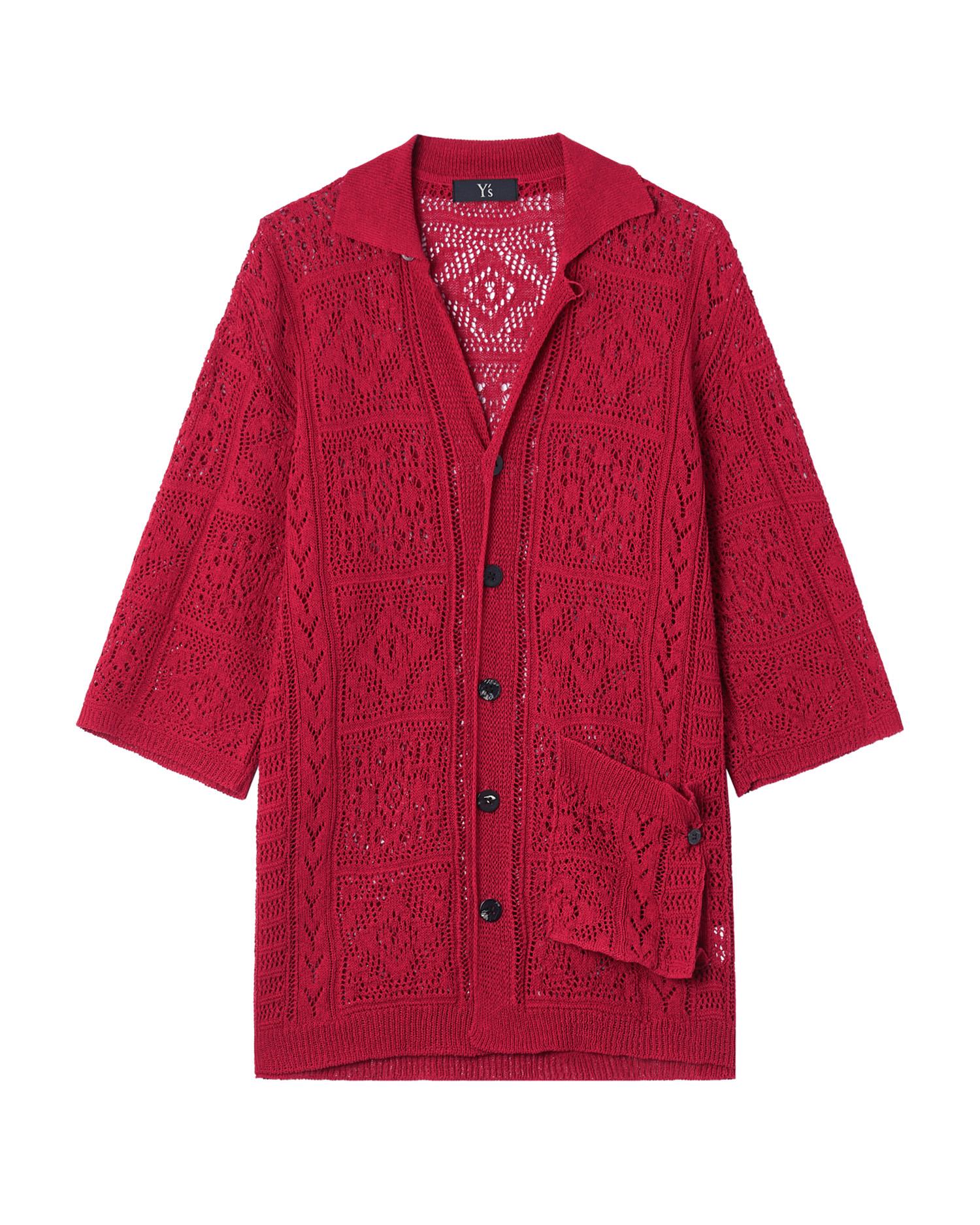 Crochet cardigan by Y'S