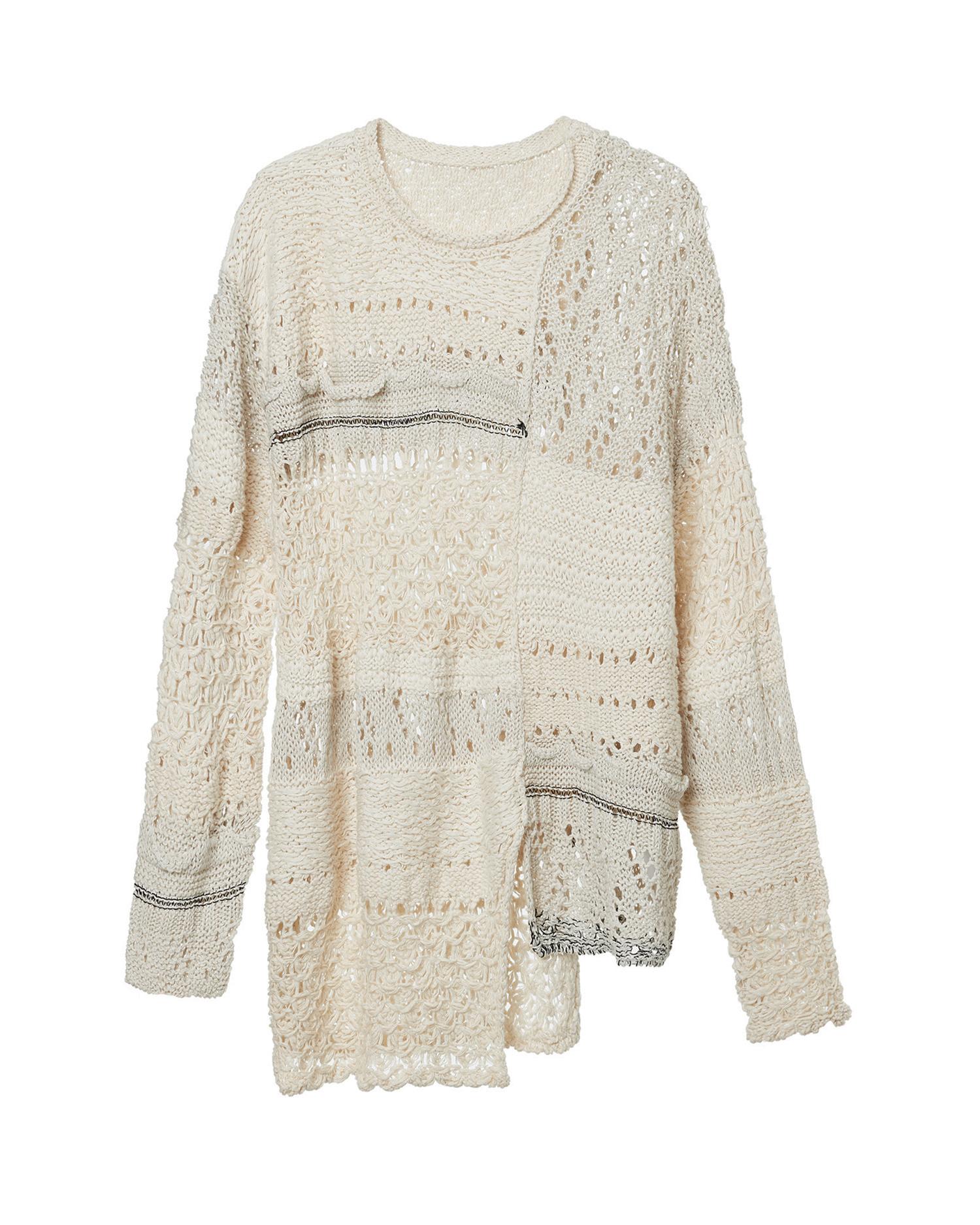 Crochet sweater by Y'S