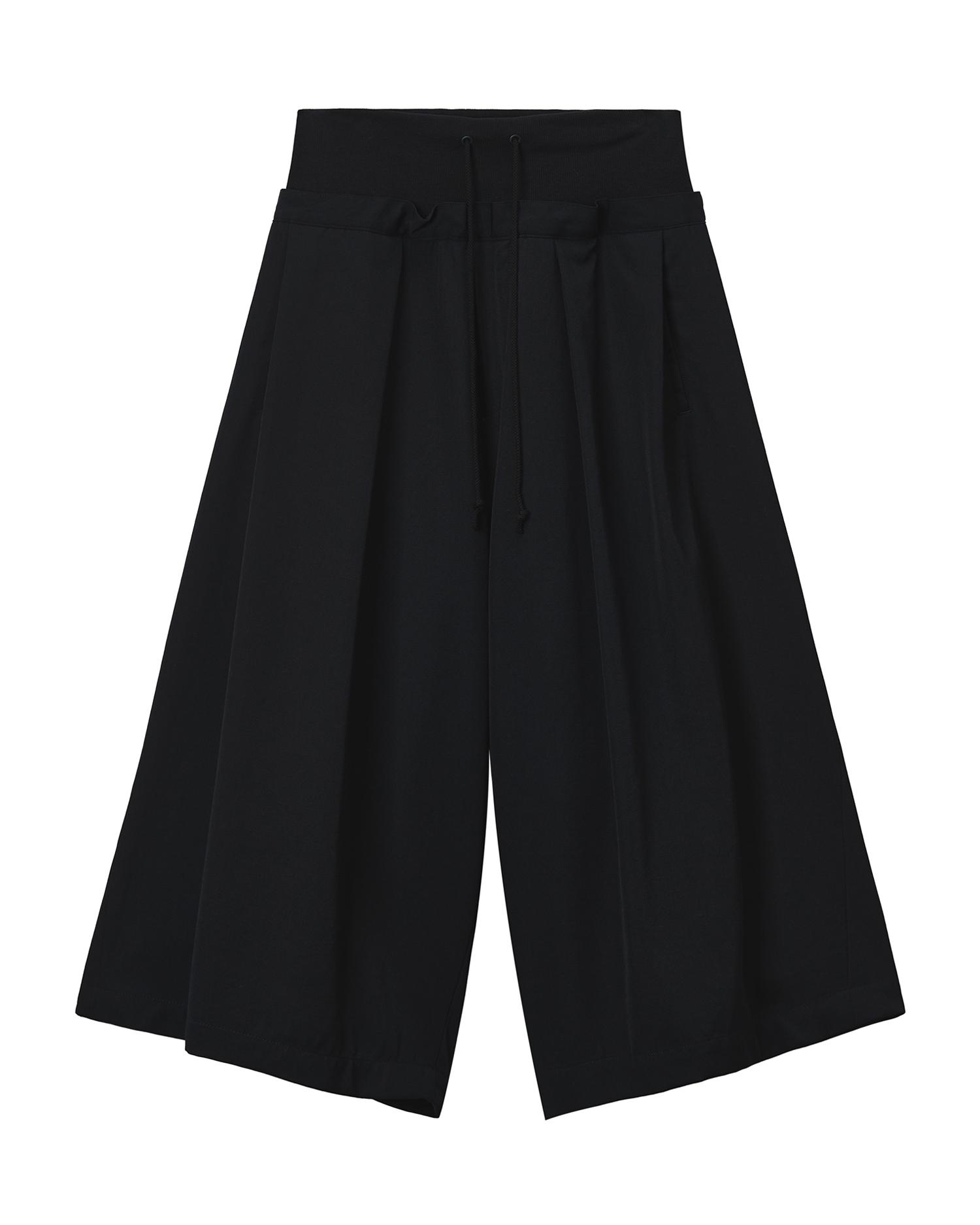 Drawstring wide-leg pants by Y'S