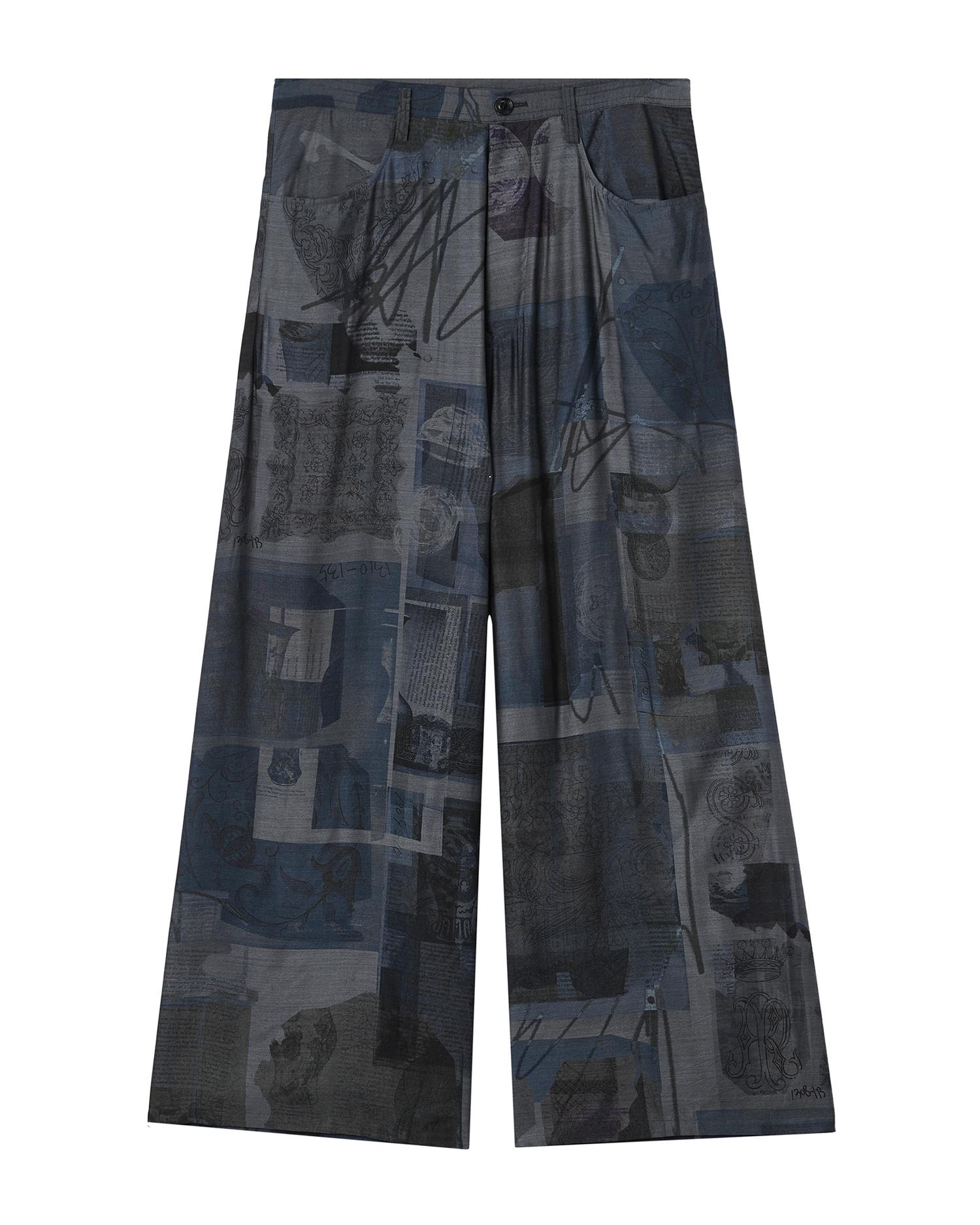 Printed pants by Y'S