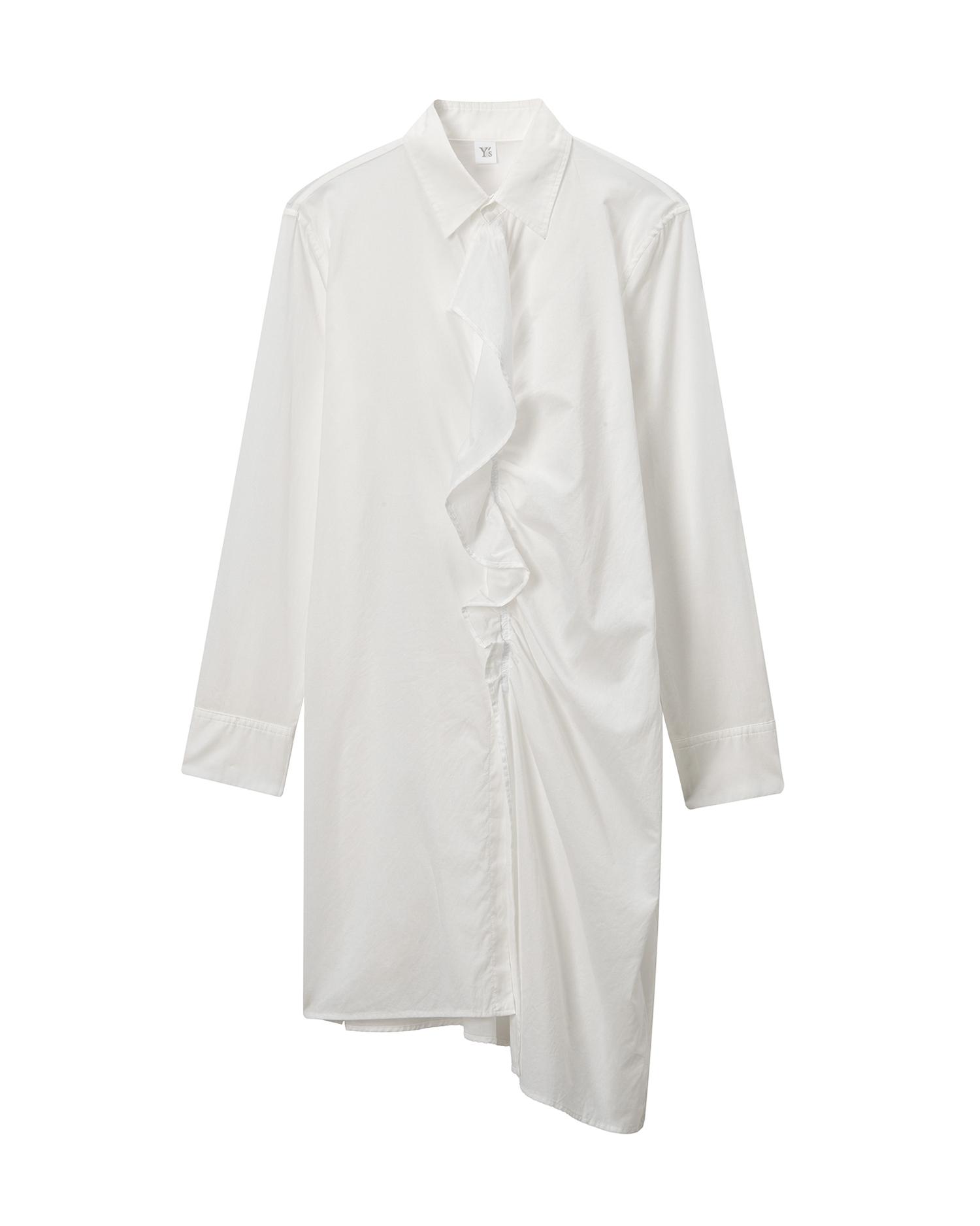 Ruffled long sleeve shirt by Y'S